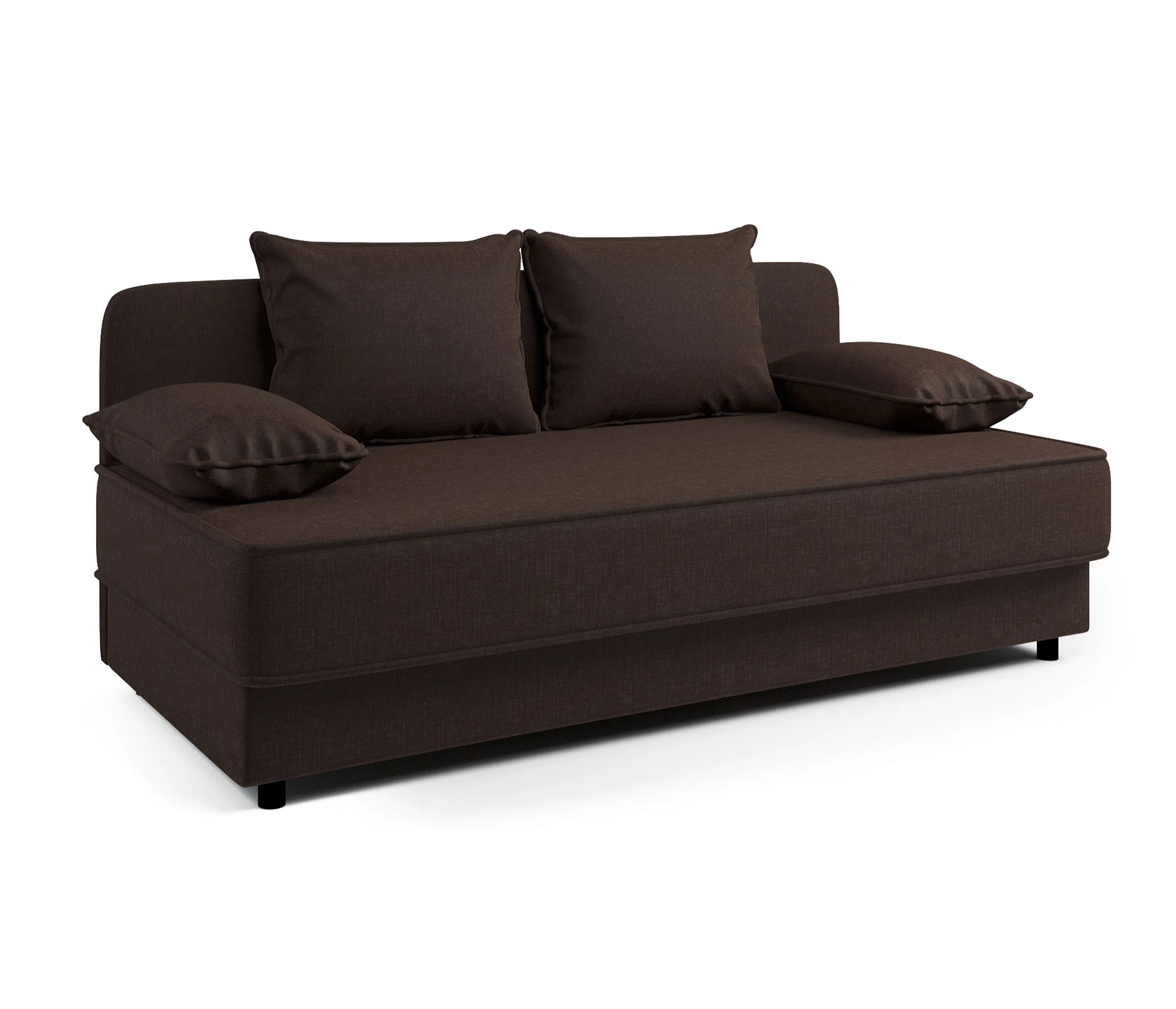 Изображение товара Кушетка Прима рогожка шоколад