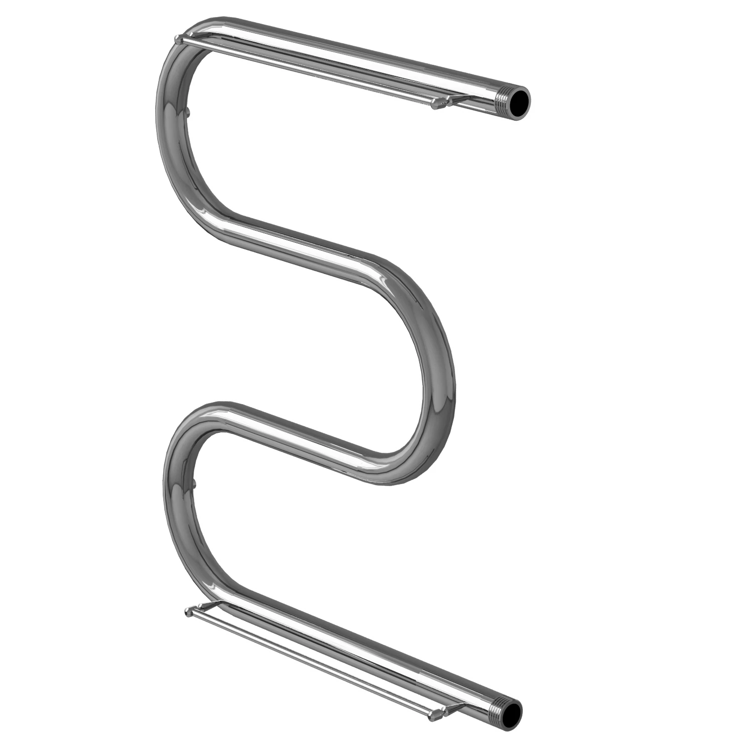 Изображение товара Полотенцесушитель MIXLINE SIMPLE M 60х50 нержавеющая сталь водяной с полками Хром