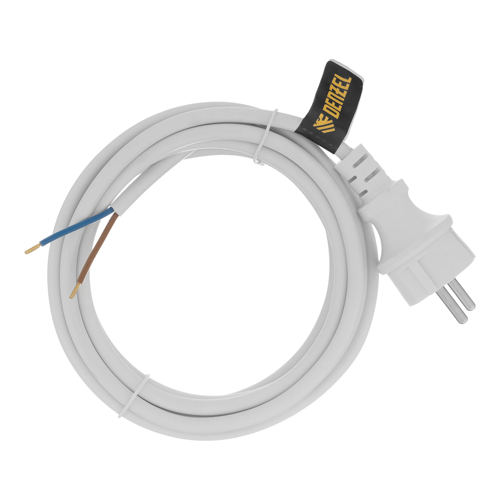 Изображение товара Сетевой шнур Energy Series 3 м ПВС белый с неразборной вилкой