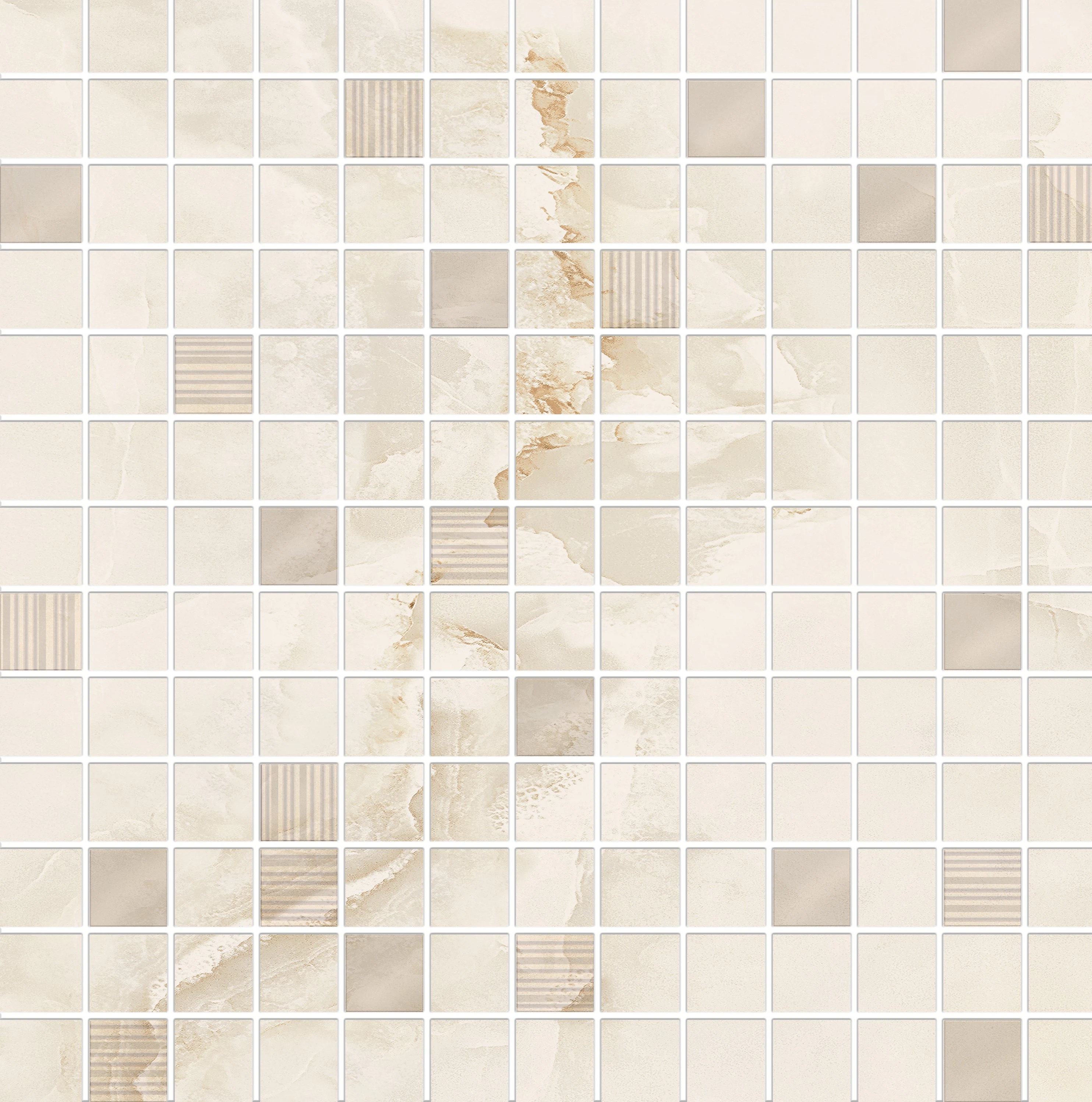 Изображение товара Керамическая мозаика Eurotile YAKUTSK 707 30x30 см бежевый для стен