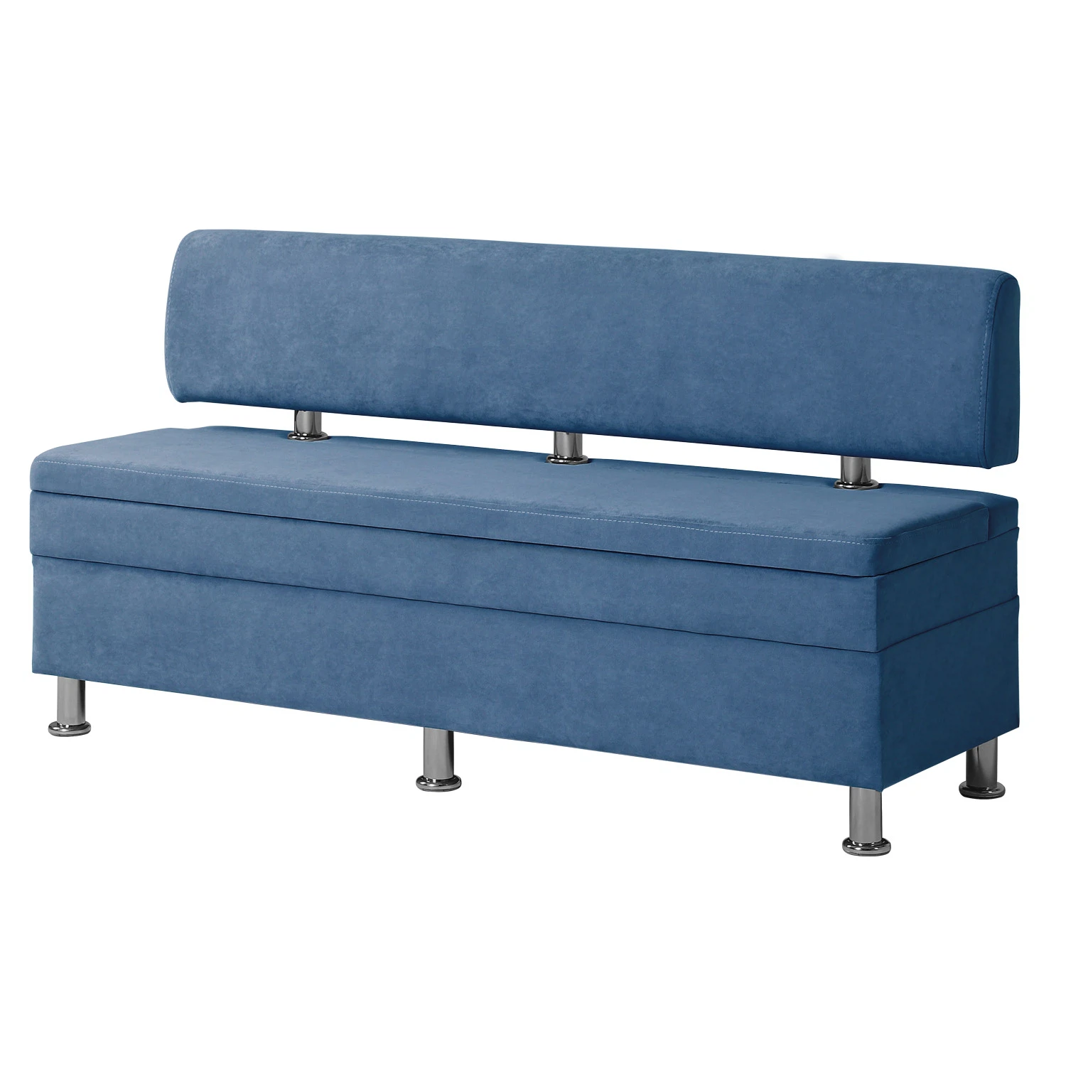 Изображение товара Диван кухонный NORTA Hippo 1500х490х770 с ящиком, синий