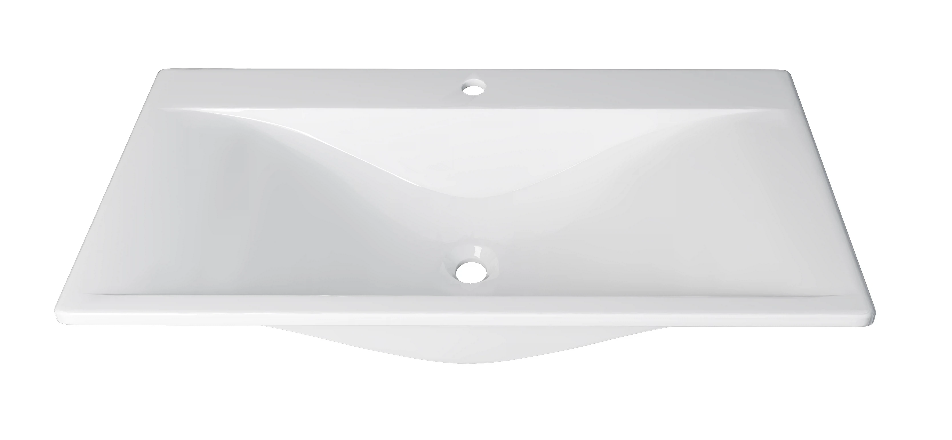 Изображение товара Раковина Pulsus 80 из искусственного мрамора встраиваемая в ванную комнату