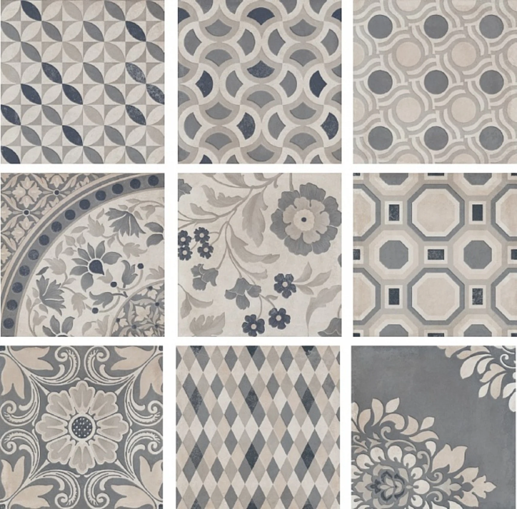 Изображение товара Керамогранит Коллиано орнамент 30x30х0,8 см Kerama Marazzi