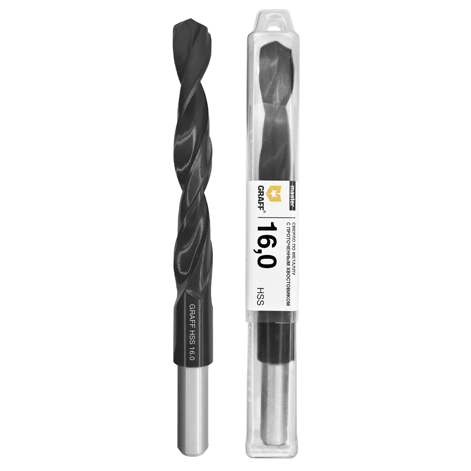 Изображение товара Сверло по металлу с обточенным хвостовиком 16,0 мм GRAFF