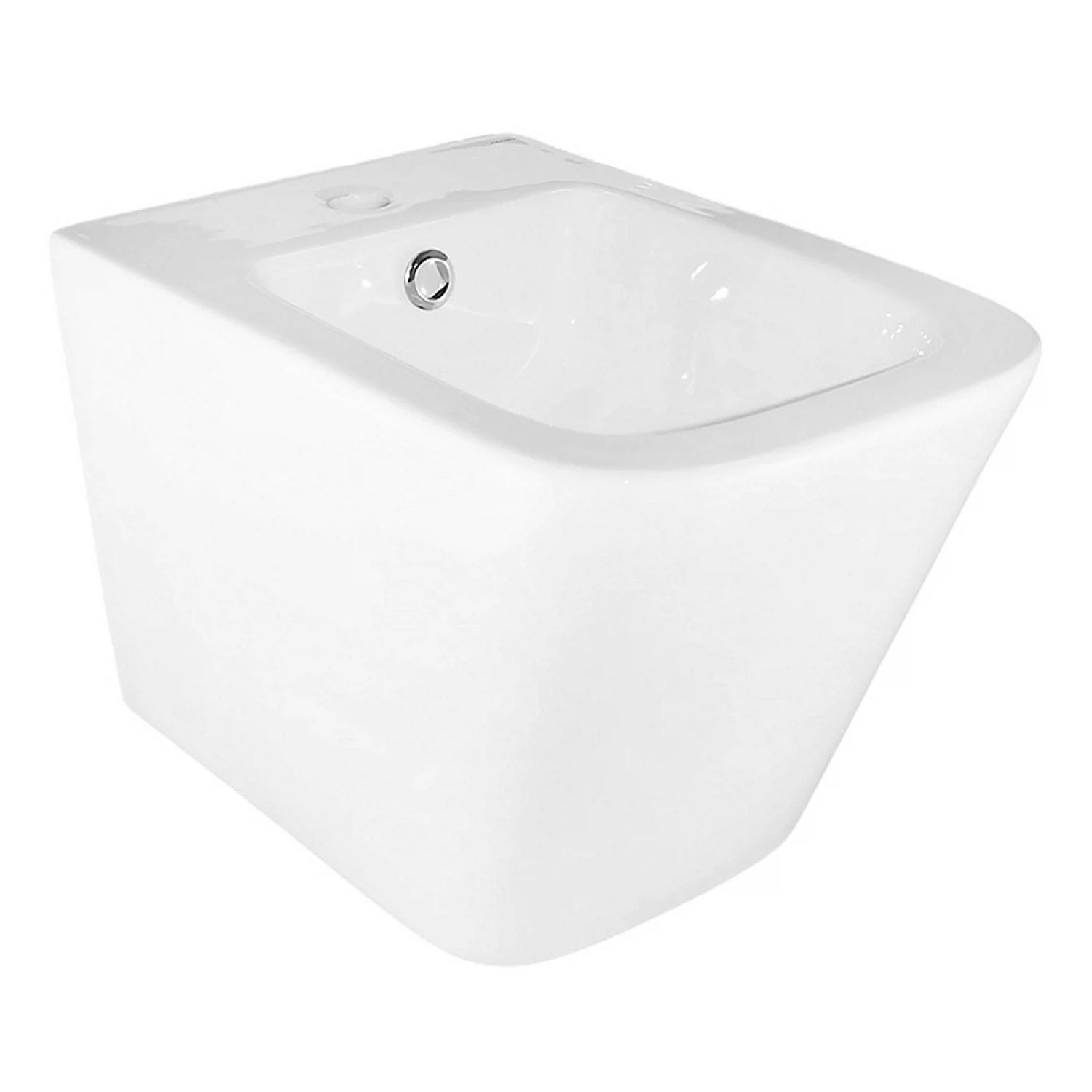 Изображение товара Подвесное биде Azario Teramo AZ-0052F из санфаянса, белое, 34.5x48.5 см