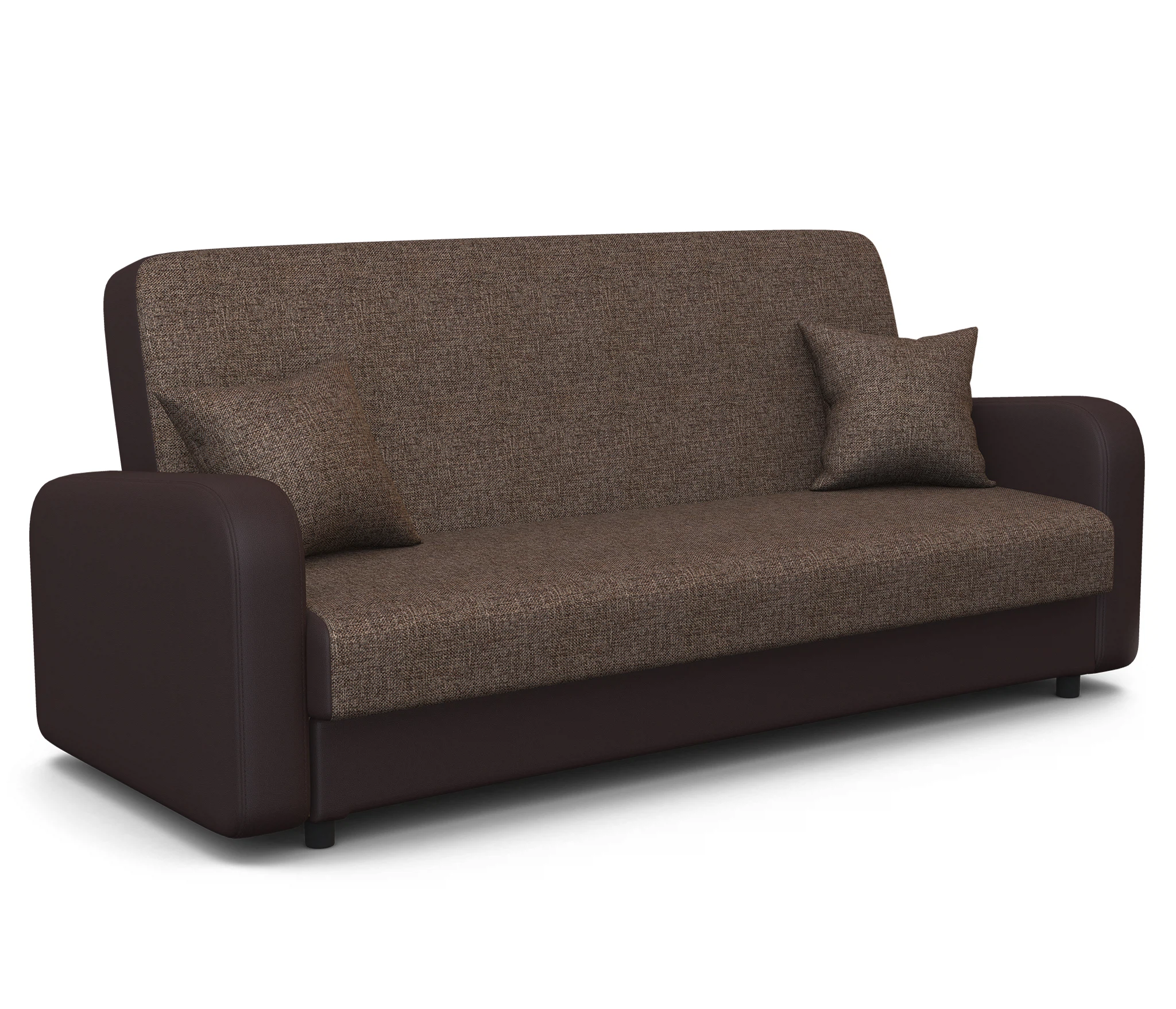 Изображение товара Диван-книжка Мелодия 140 с ящиком для белья и подушками