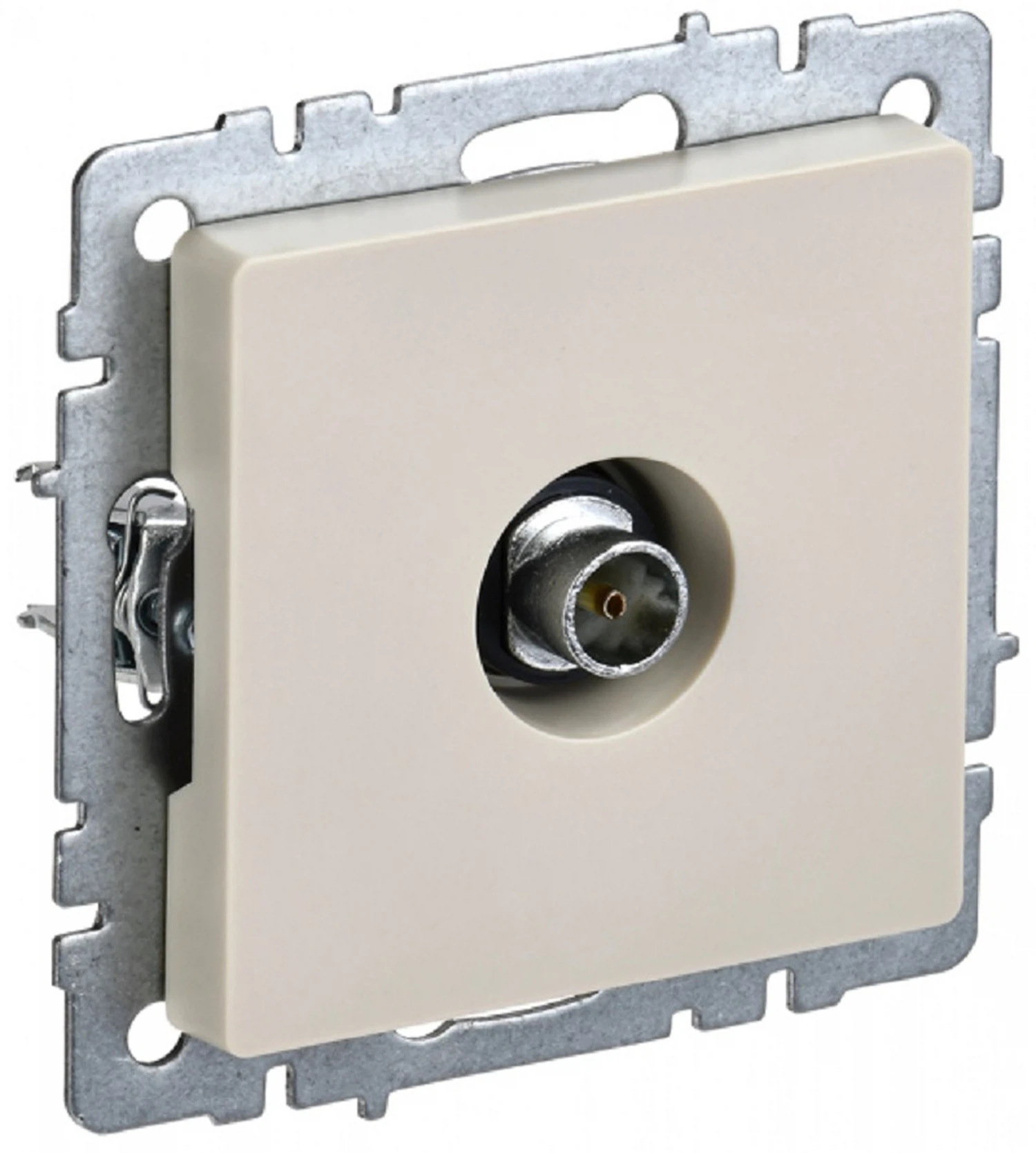 Изображение товара Розетка TV оконечная IEK BRITE BASE Бежевый РТВ11-0-БрКр.