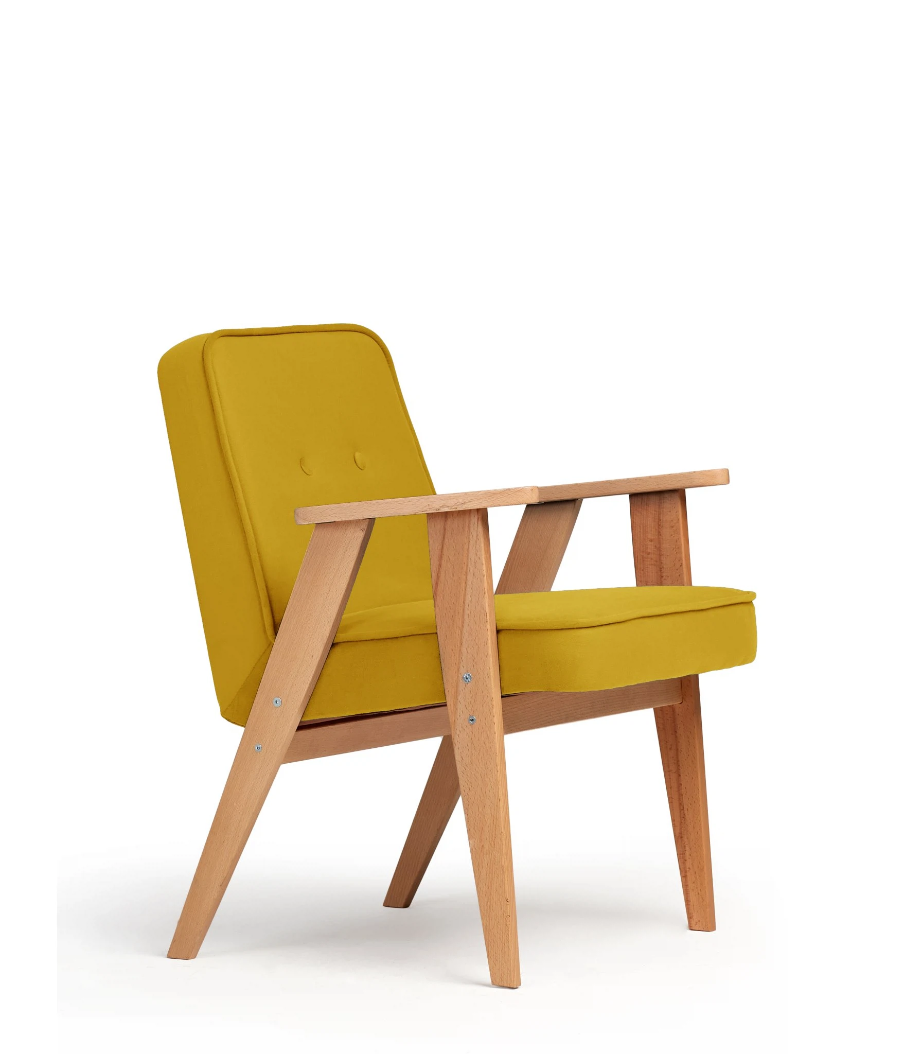 Изображение товара Кресло стул Несс мягкое с подлокотниками из массива березы