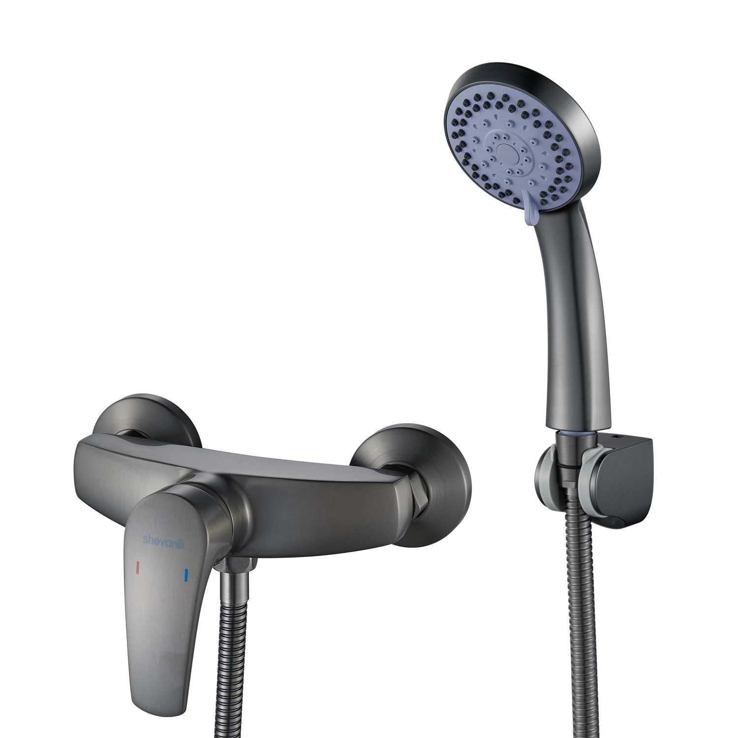 Изображение товара Смеситель для душа Shevanik S5016T, оружейная сталь