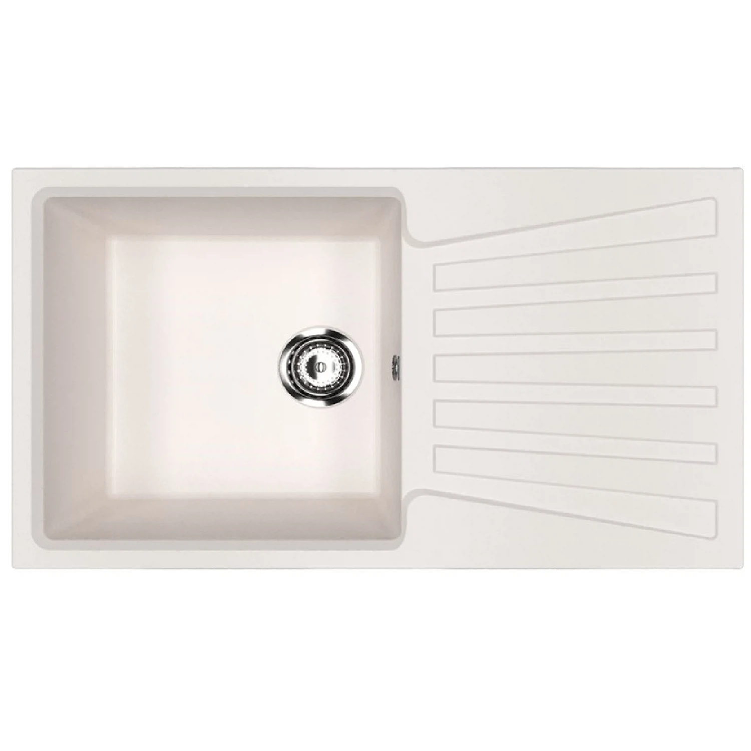 Изображение товара Кухонная мойка Ulgran U-703-331, белый, искусственный мрамор