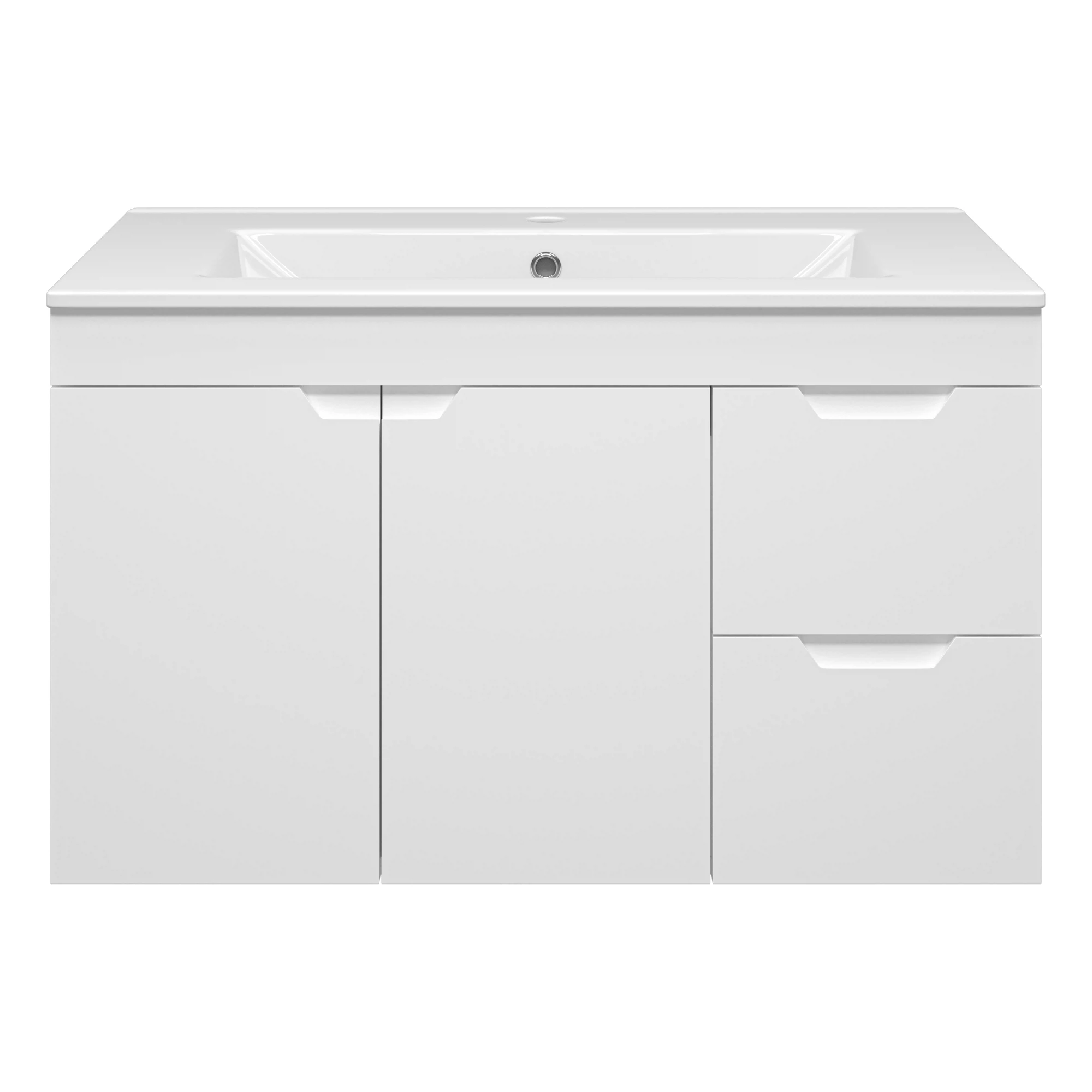 Изображение товара Тумба Оптима 90 подвесная с 2 ящ.+раковина