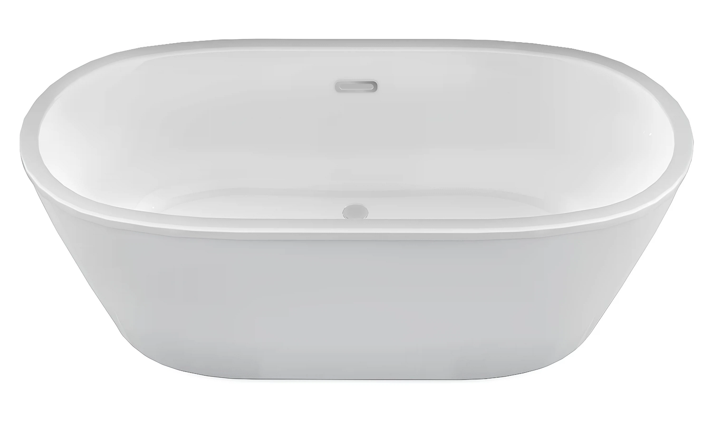 Изображение товара Ванна акриловая Aima Design TONDO 174х80 Отдельностоящая овальная белая 01тон17480