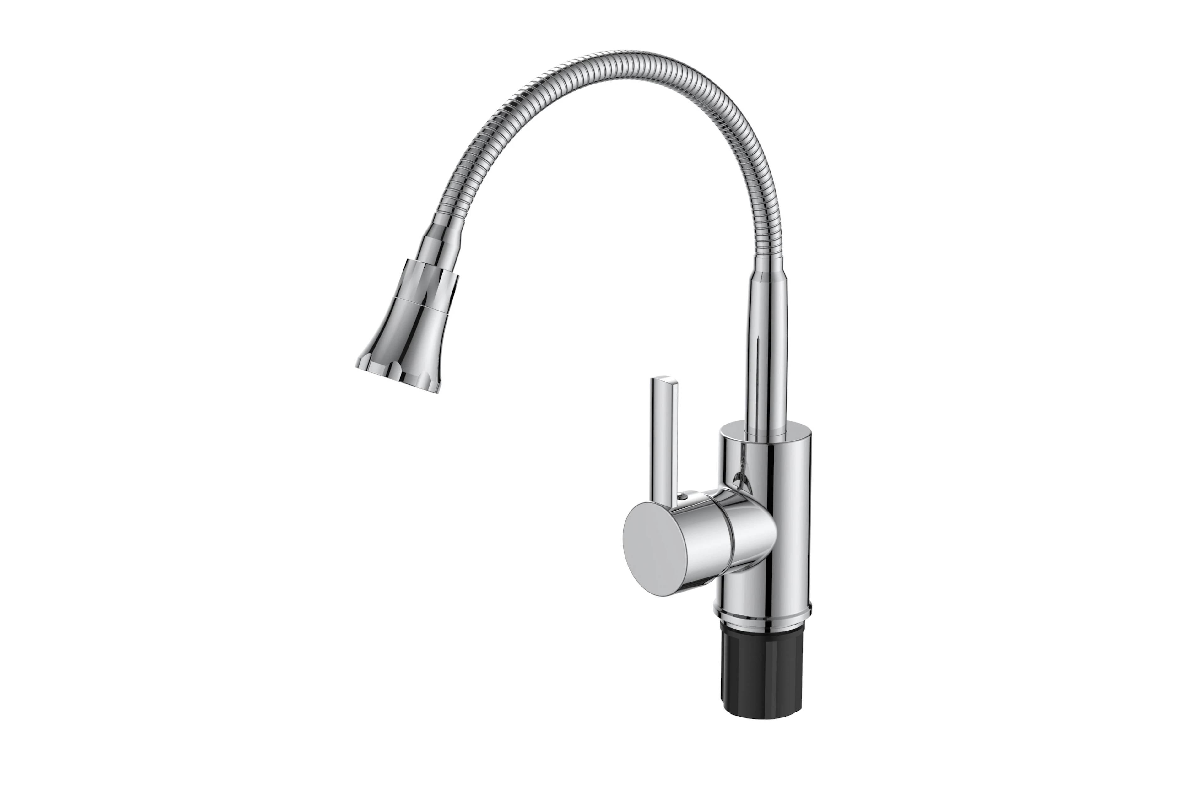 Изображение товара Смеситель для кухни с гибким изливом KF519 VODA хром