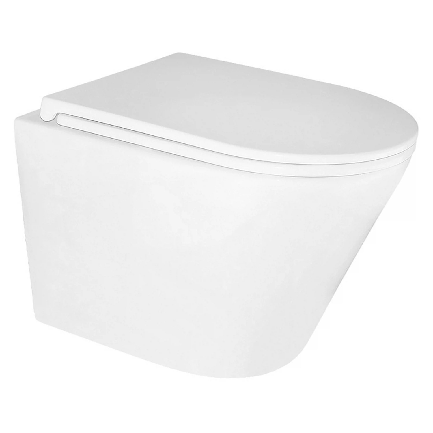 Изображение товара Подвесной безободковый унитаз с каскадным сливом Azario Teramo AZ-0053