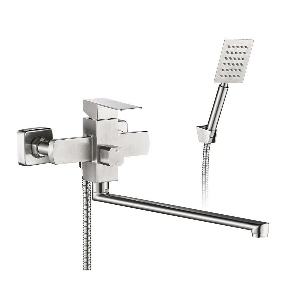 Изображение товара Смеситель для ванны WesnaArt KUBUS KUB13-320, сатин