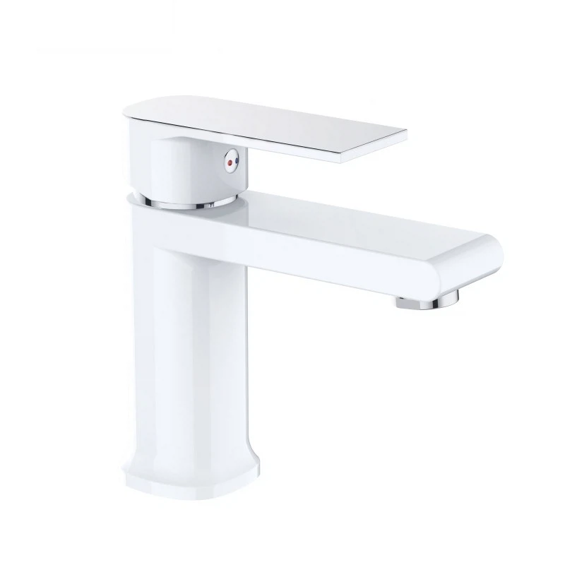 Изображение товара Смеситель для раковины D-Lin D110363-C с керамическим картриджем белый