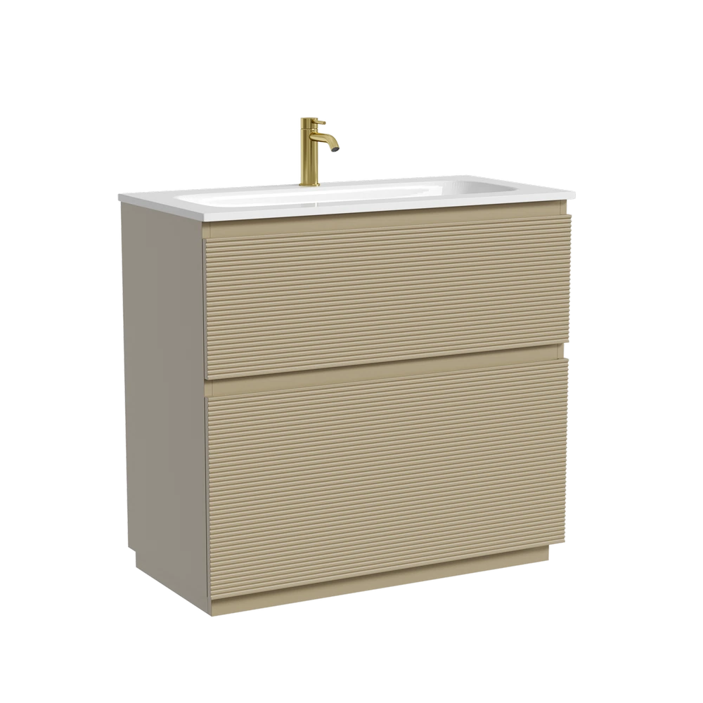 Изображение товара Тумба напольная SANCOS Folk Floor 890х445х850 Капучино с двумя ящиками