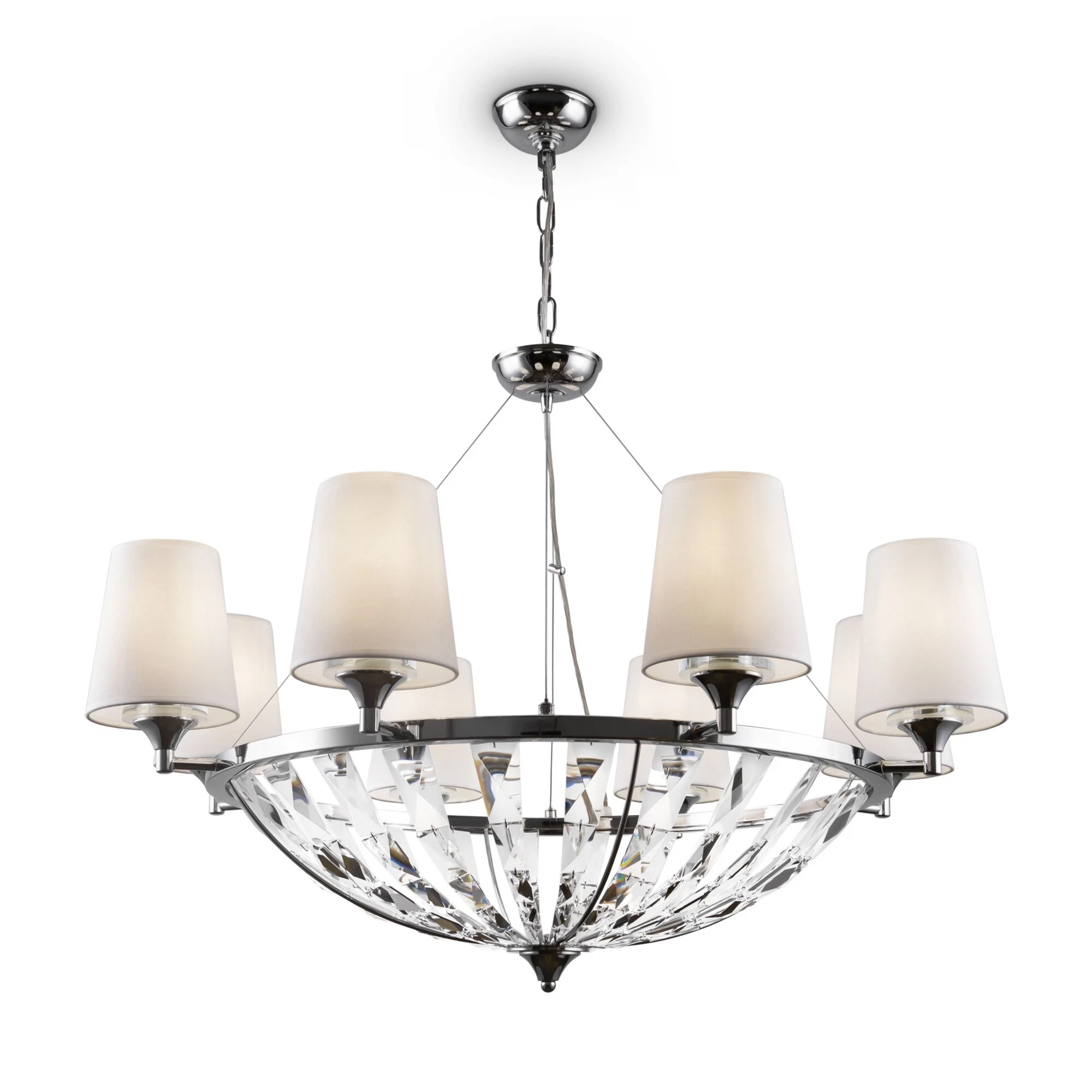 Изображение товара Люстра MAYTONI Pantheon H021PL-08CH с 8 лампами Е14 и стильным дизайном