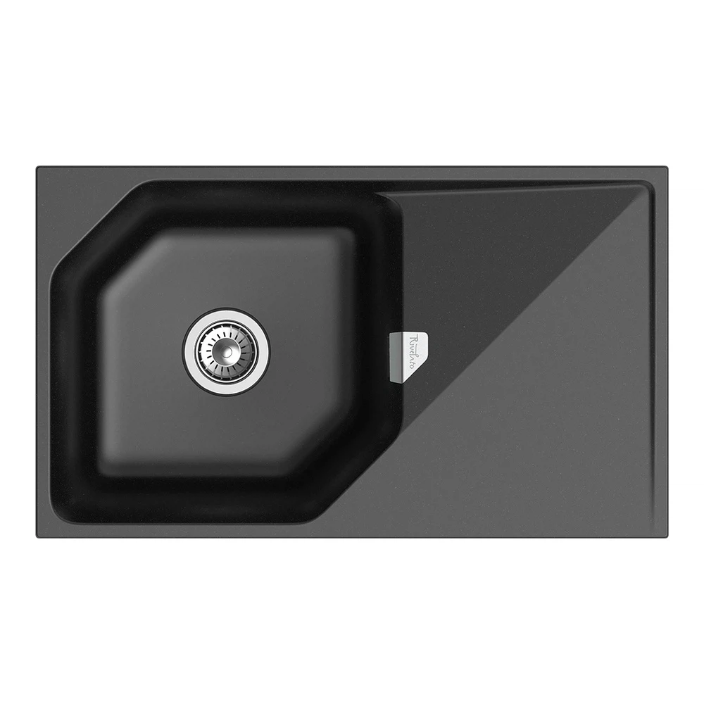 Изображение товара Кухонная мойка Rivelato LOCUS LS-85, черный, кварц