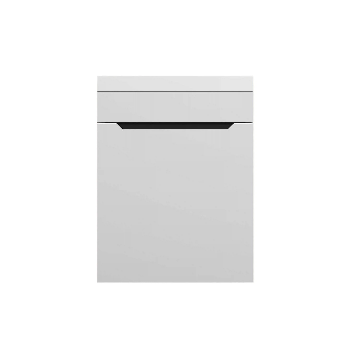 Изображение товара Подвесная тумба под раковину Uperwood Tanos 40 см белая/графит МДФ ЛДСП Гарантия 2 года