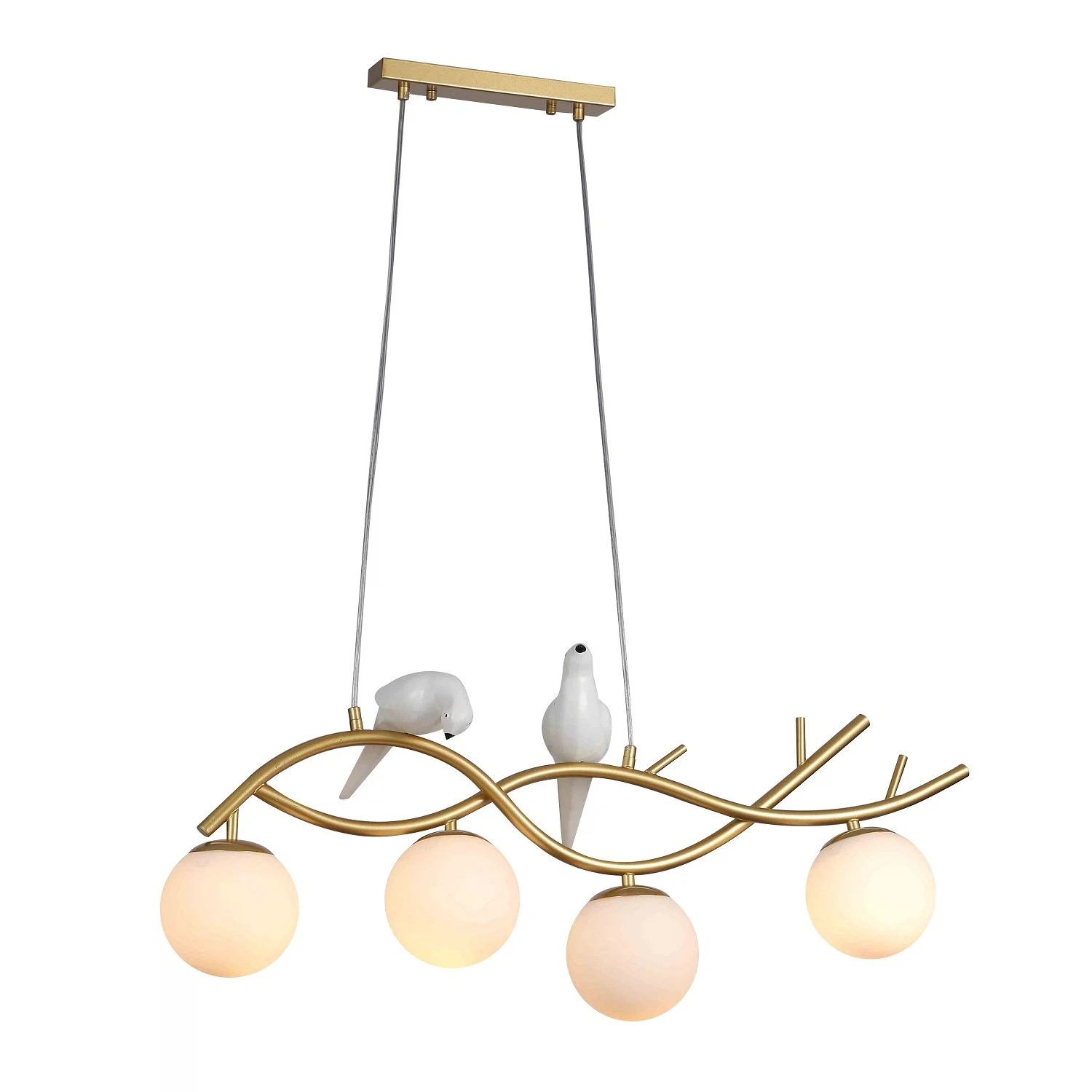 Изображение товара Люстра подвесная FAVOURITE 2742-4P Е27 4 лампы, 60Вт, IP20 матовое золото