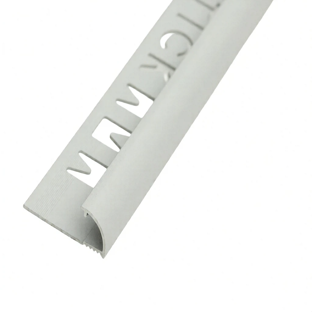 Изображение товара Профиль окантовочный Волшебная палочка MSPK 03-9.2700.16 2,7 м белый алюминий для плитки