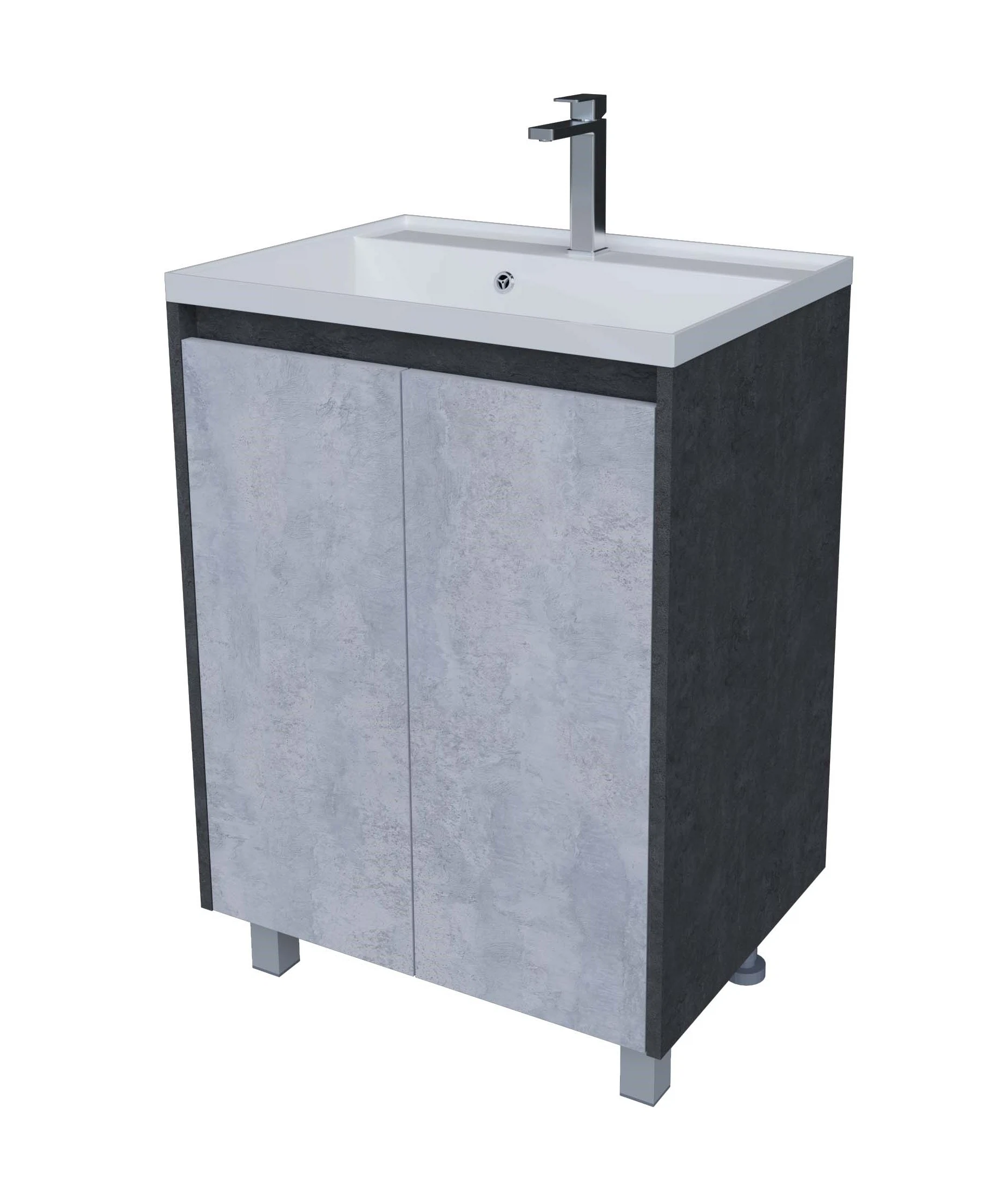 Изображение товара Тумба "Кибела 70", цемент, Classica 70, Stella Polar, SP-00001046