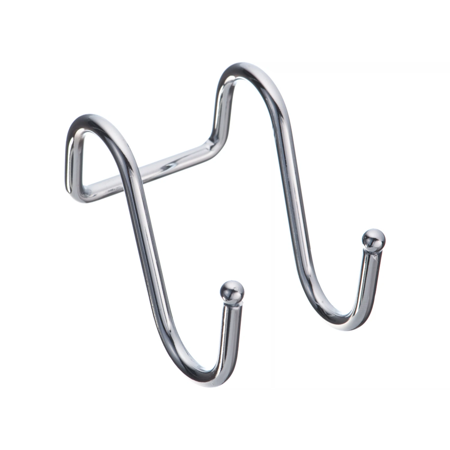 Изображение товара Крючок на рейлинг двойной, хром R-KR-A