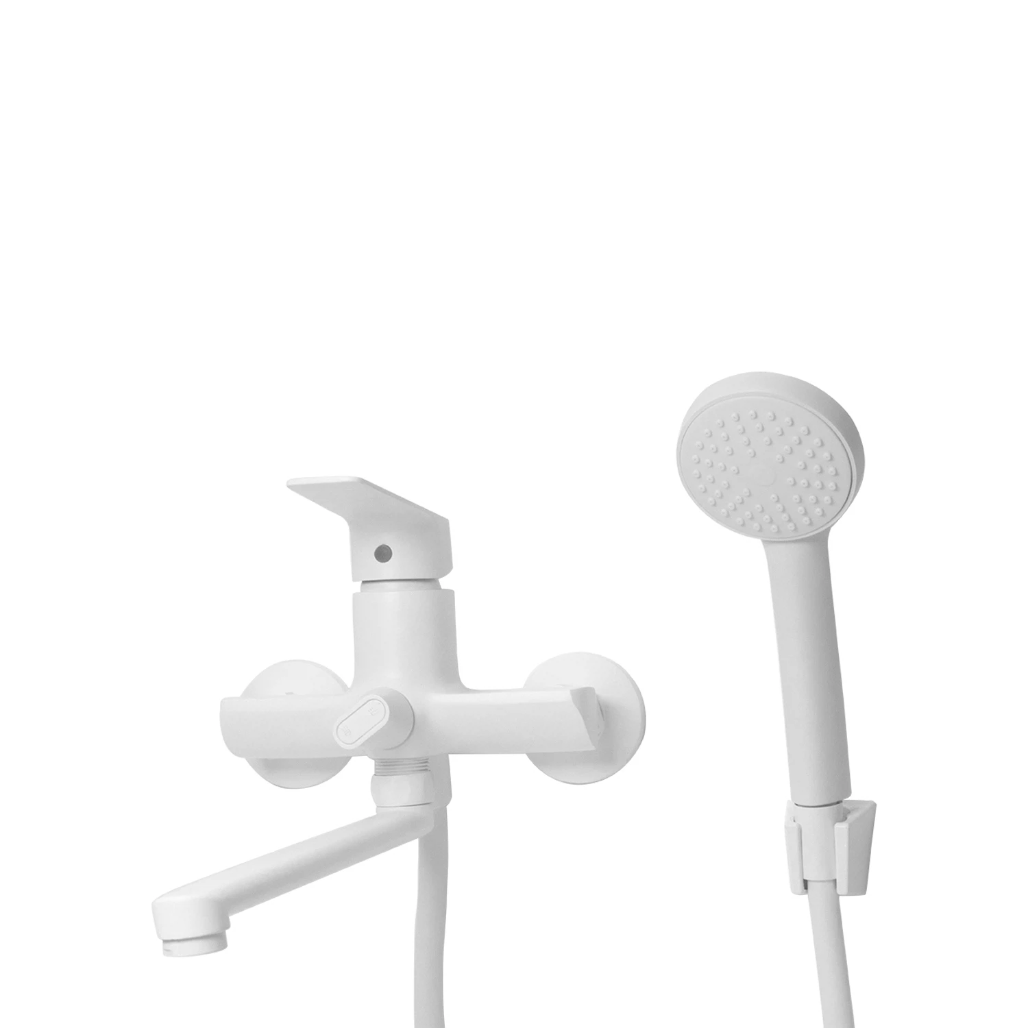 Изображение товара Смеситель для ванны и раковины MIXLINE ML15-02W белый современный