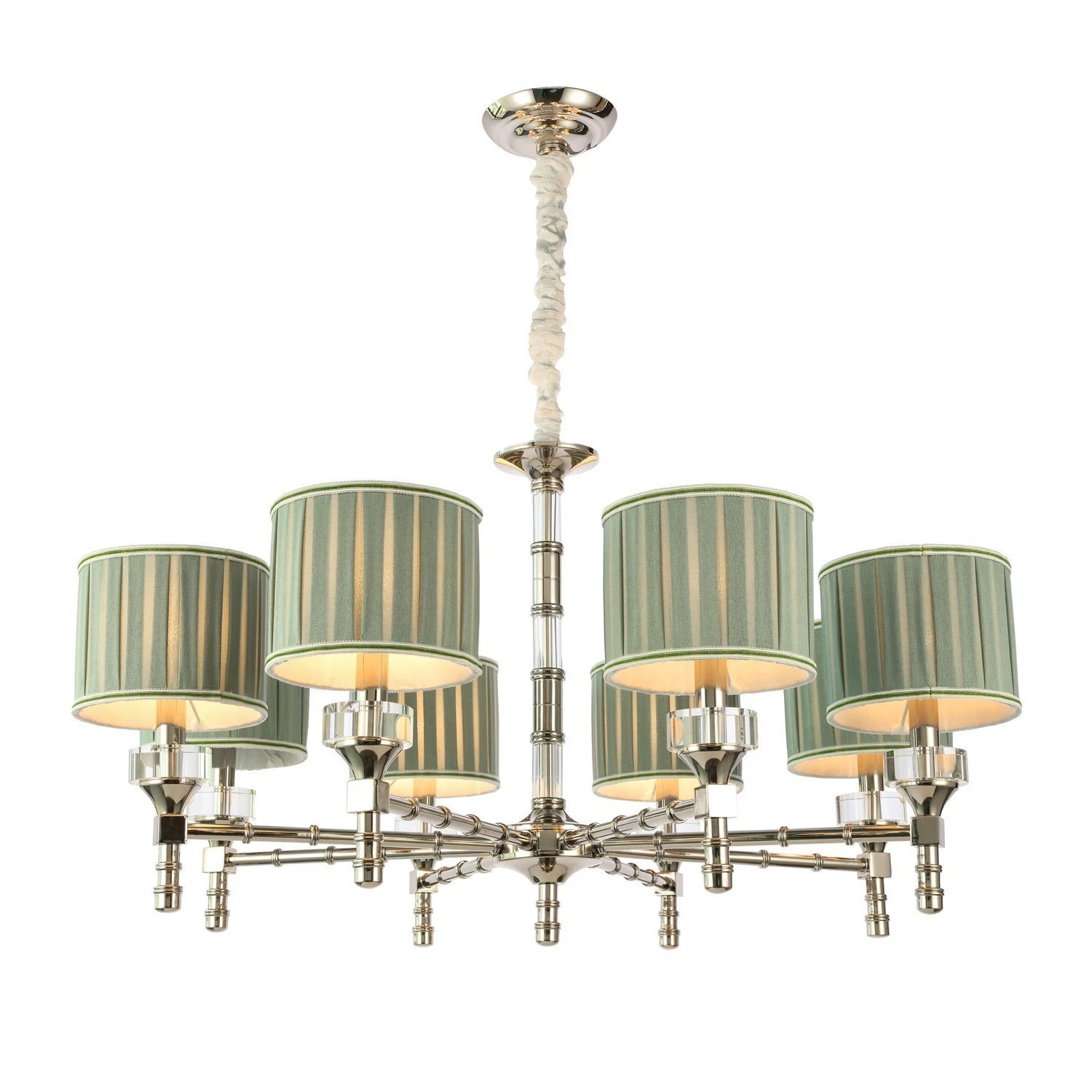 Изображение товара Светильник подвесной ST LUCE SL1121.103.08 Е14 никель Изображение товара Светильник подвесной ST LUCE SL1121.103.08 Е14 никель