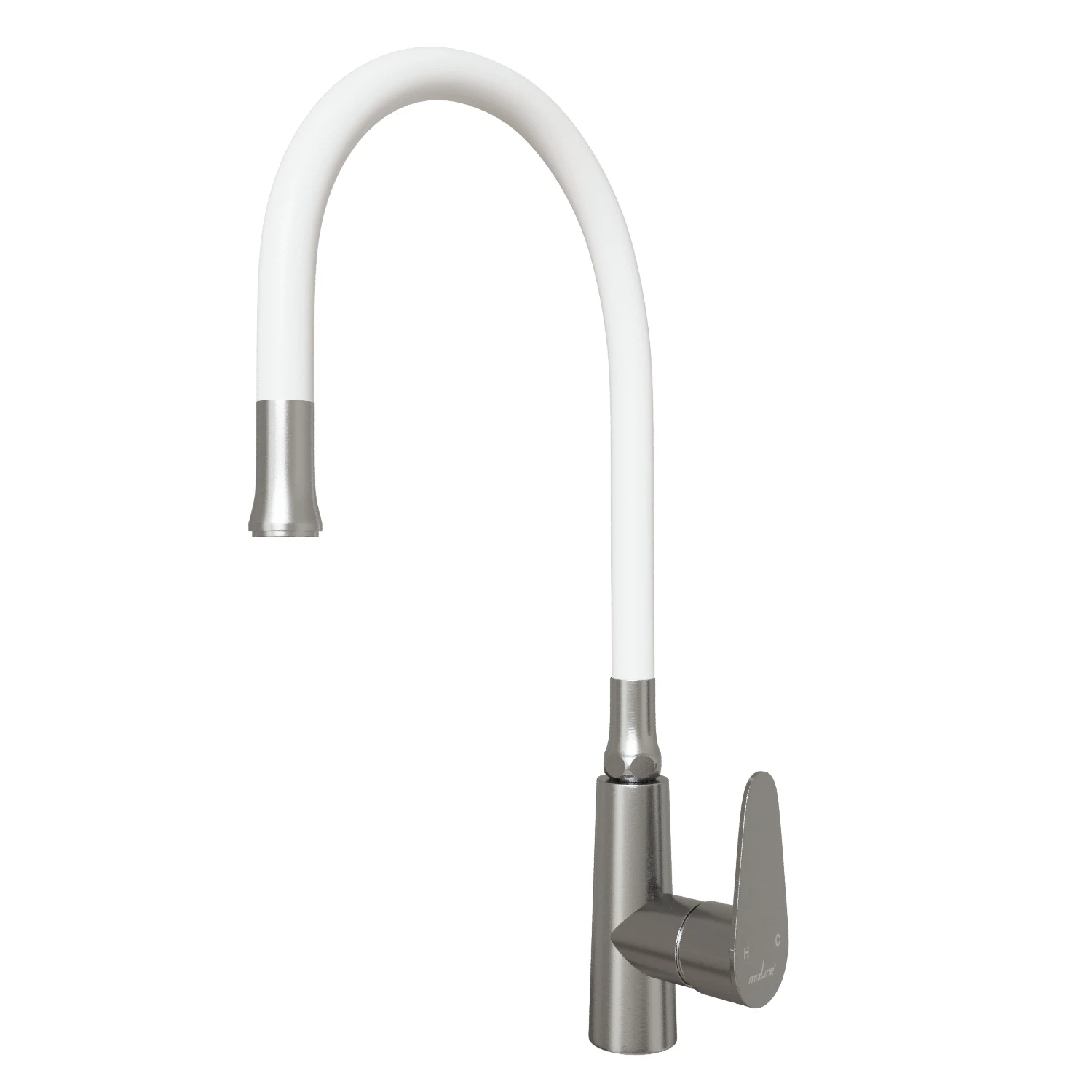 Изображение товара Смеситель для кухни 35k MIXLINE MLSS36-09 Steel Kit хром излив 35 см керамический