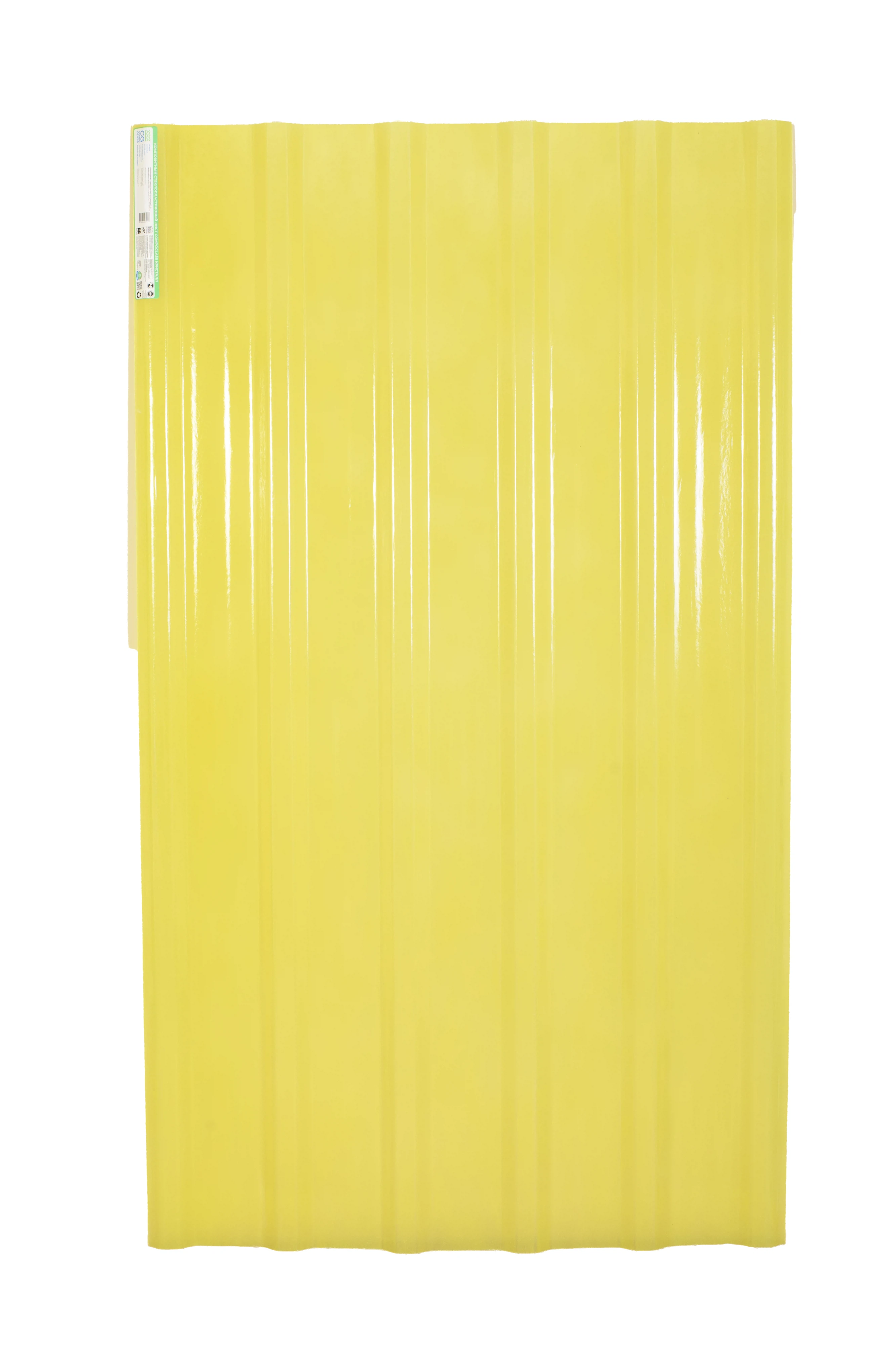 Изображение товара Композитный лист COMPOGLASS КРИСТАЛЛ трапеция С-25 глянцевый 0,8 мм 1150x2000 мм (10 листов) прозра