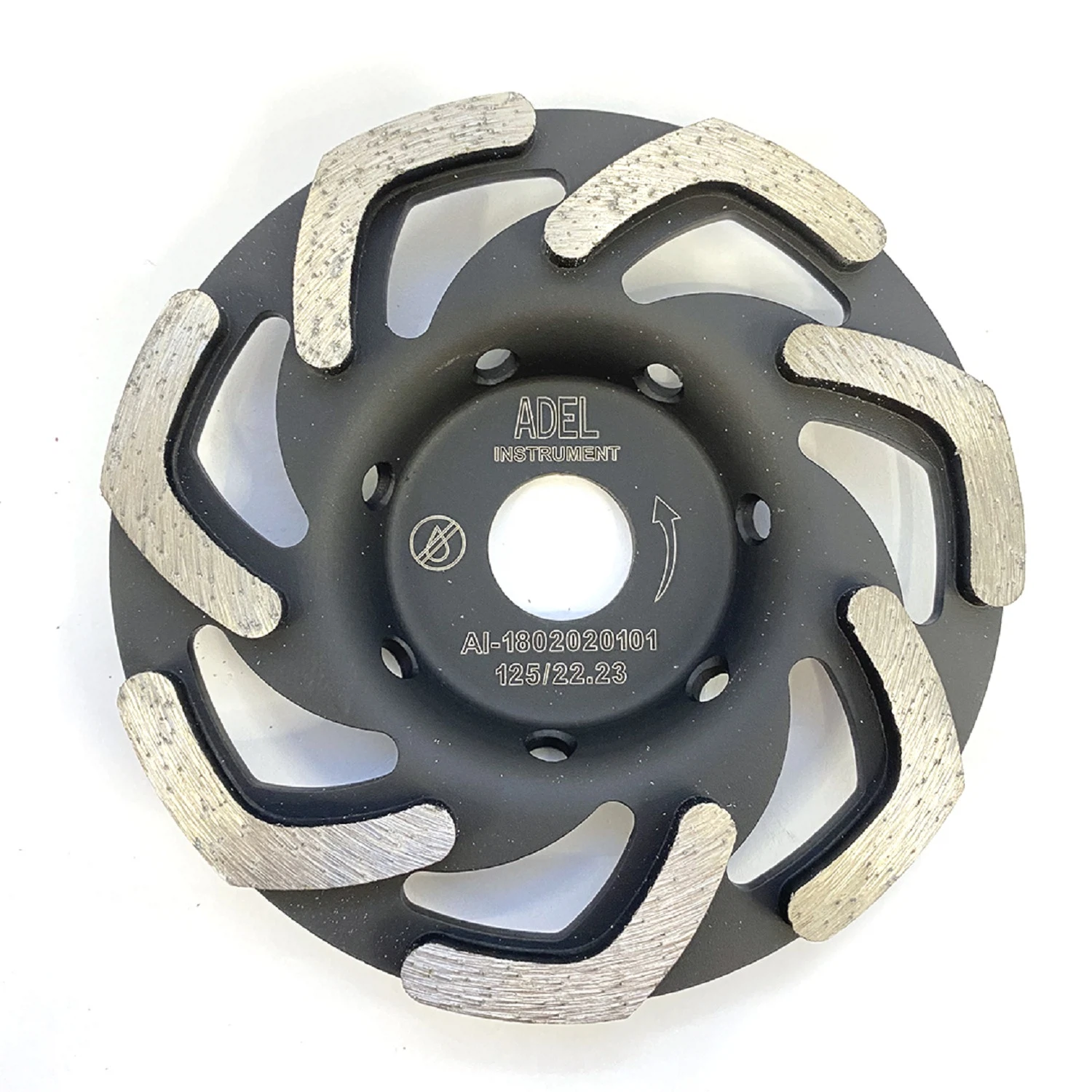 Изображение товара Шлифовальная алмазная чашка Adel Instrument Boomerang Ø125*22,2 для бетона