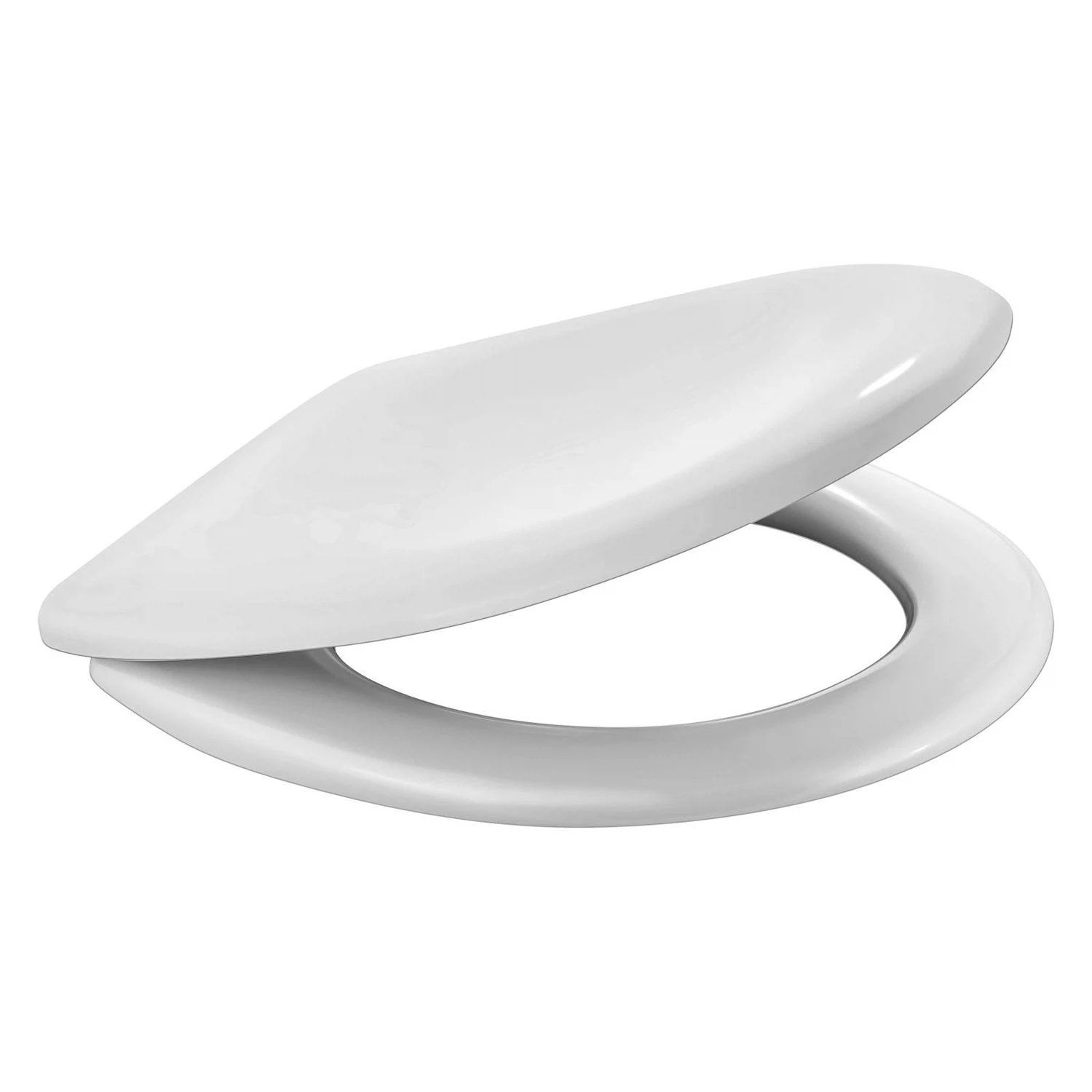 Изображение товара Сиденье для унитаза WAVE W-SJC-4d из дюропласта белое глянец