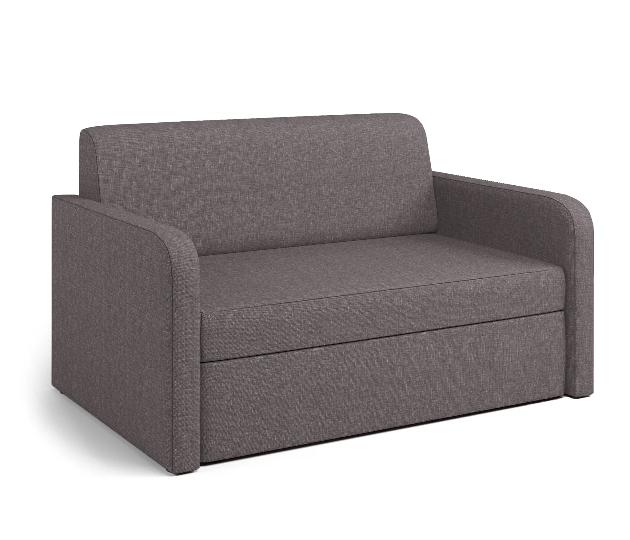 Изображение товара Диван-кровать Гамма Бит Куба латте с механизмом аккордеон и размером спального места 195x110 см