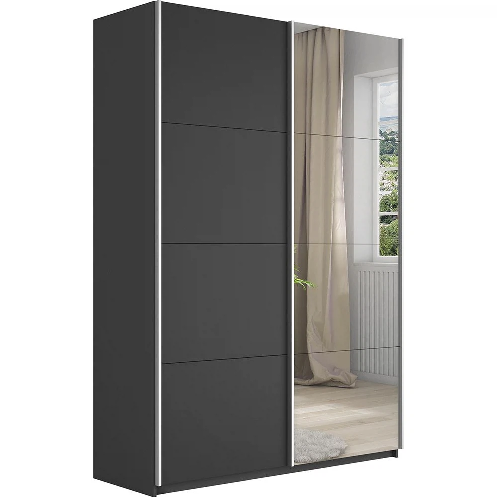 Изображение товара Шкаф-купе Прайм 2-х дверный с зеркалом и надежной фурнитурой