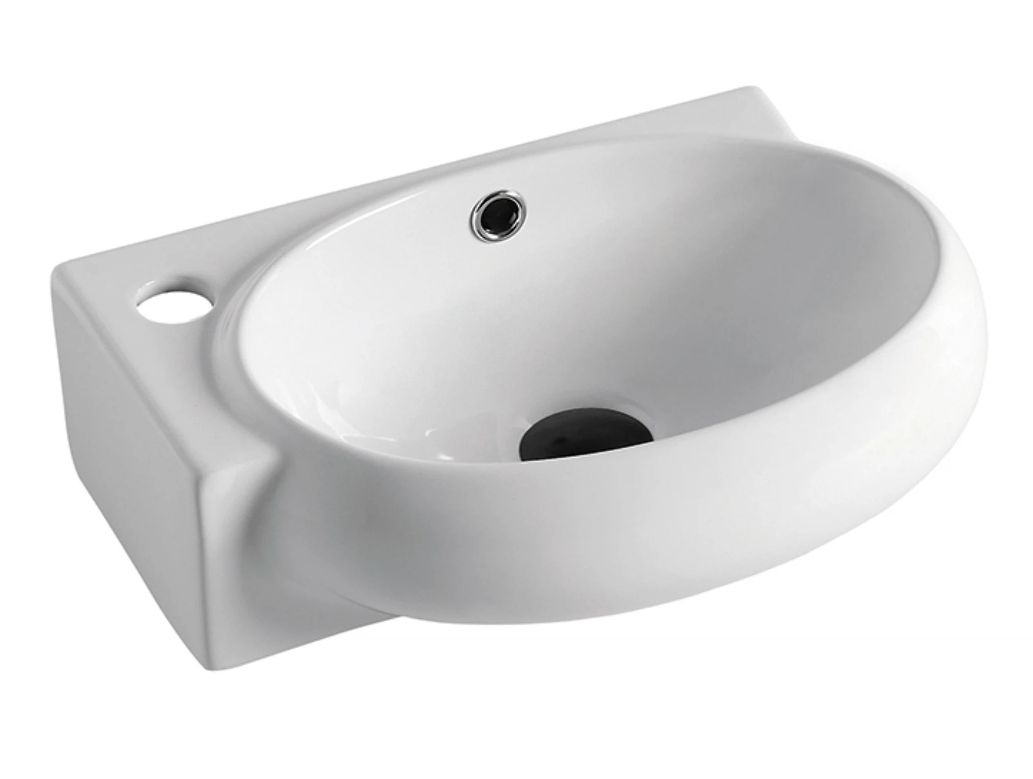 Изображение товара Умывальник с 1 отверстием Alcora Cava 42, правый