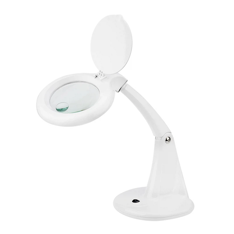 Изображение товара Настольная лупа REXANT 3D+12D с подсветкой 100 мм для ювелирных работ, косметологии