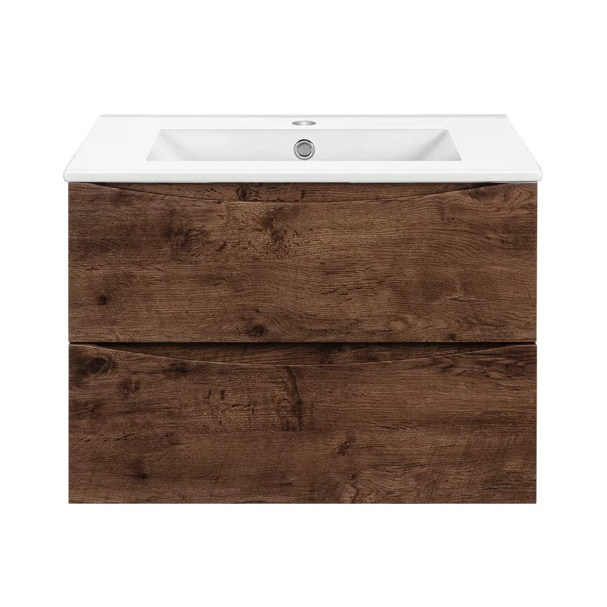 Изображение товара Тумба под раковину Vincea Mia Slim 600 подвесная с выкатными ящиками