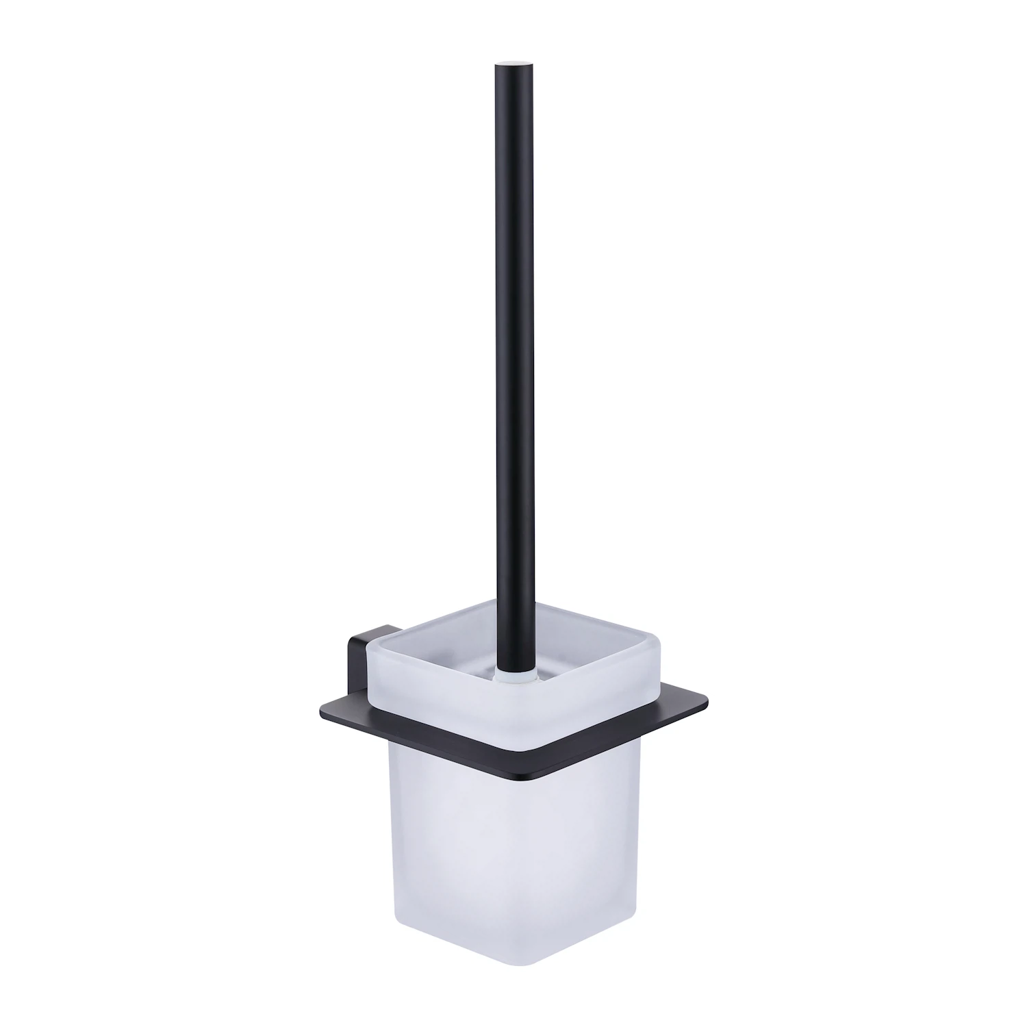 Изображение товара Настенный ершик для унитаза RAGLO R301.10.06 черный с держателем и насадками