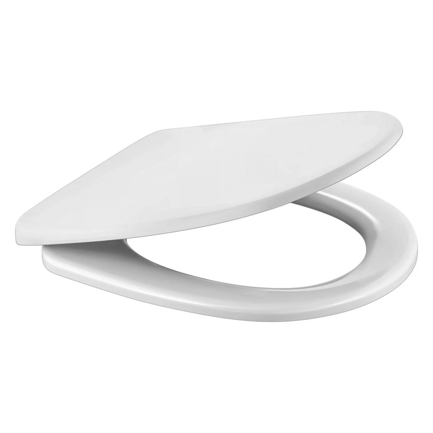 Изображение товара Сиденье для унитаза WAVE W-SC-5d из дюропласта белый глянец регулируемое 130-180 мм