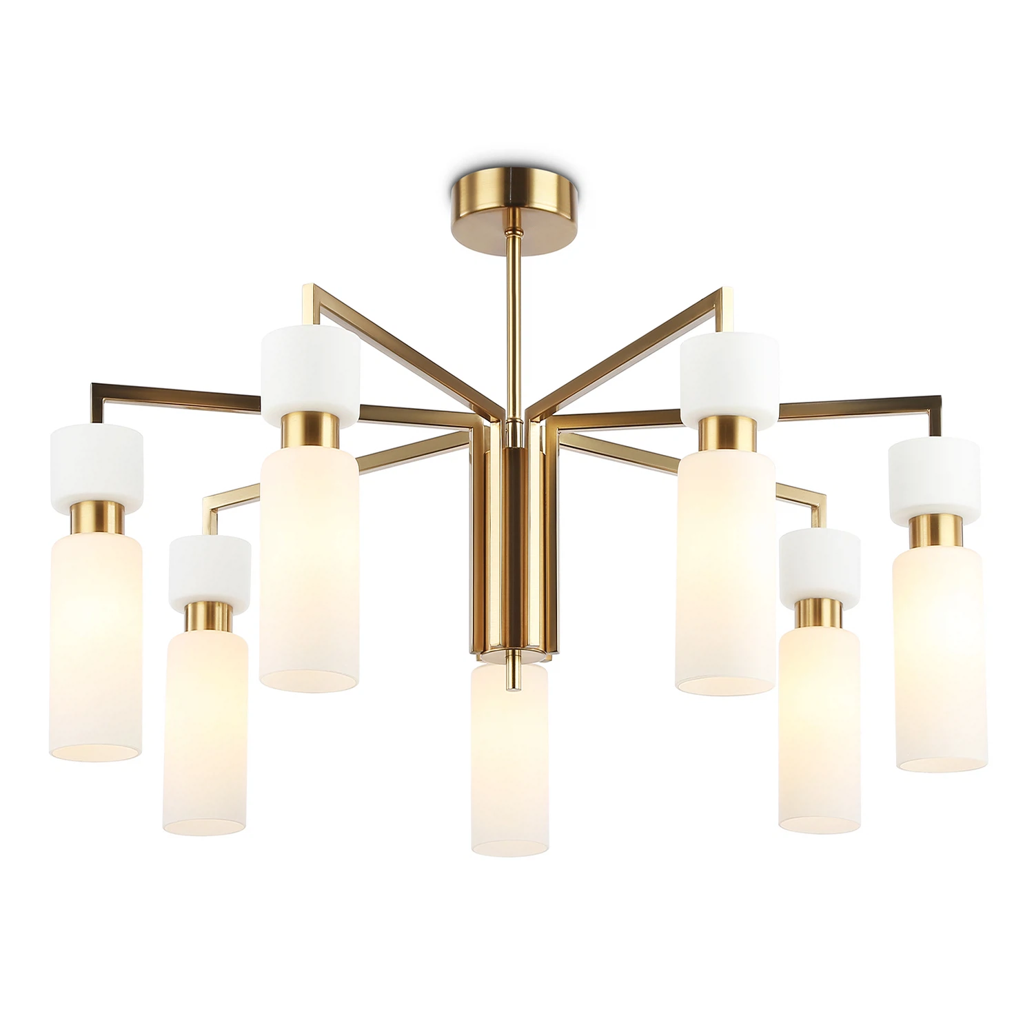 Изображение товара Люстра на штанге AMBRELLA LIGHT LH56126 7 ламп модерн латунь стекло 220В