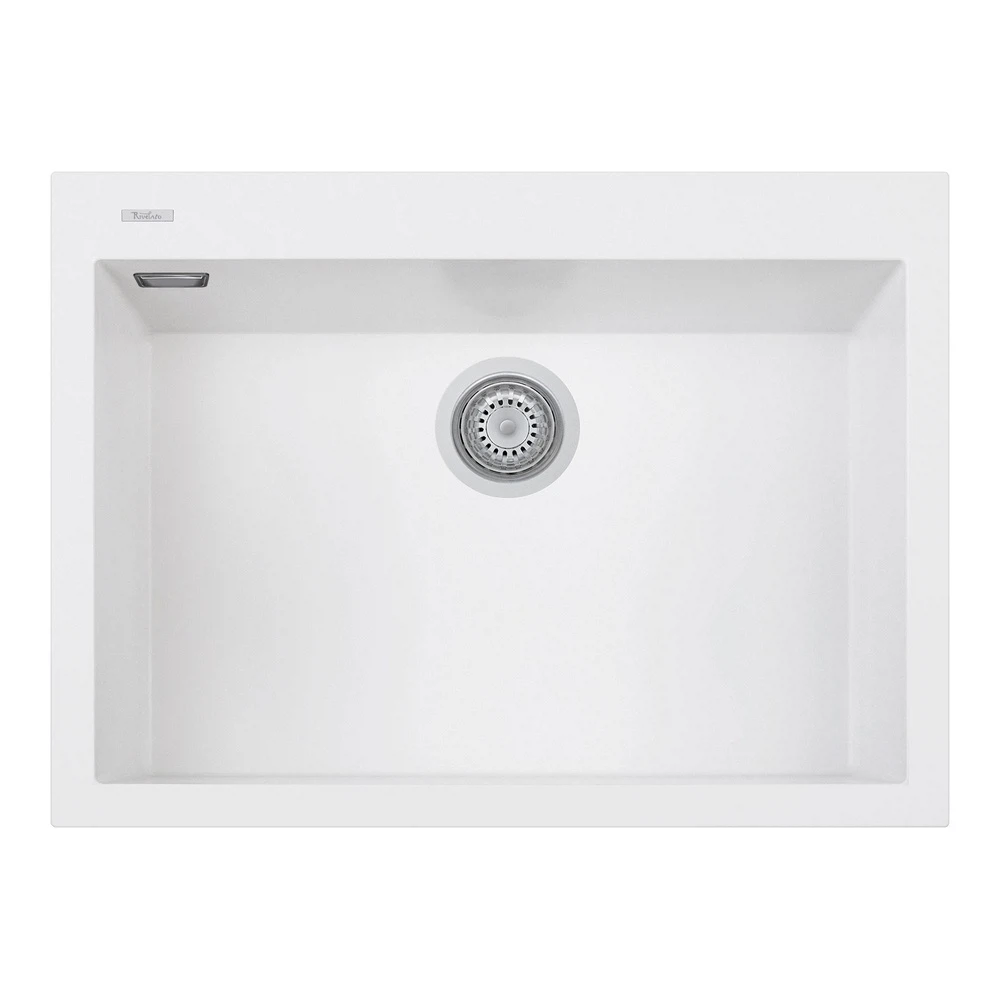 Изображение товара Кухонная мойка Rivelato ZENO ZN-6950, белый, кварц