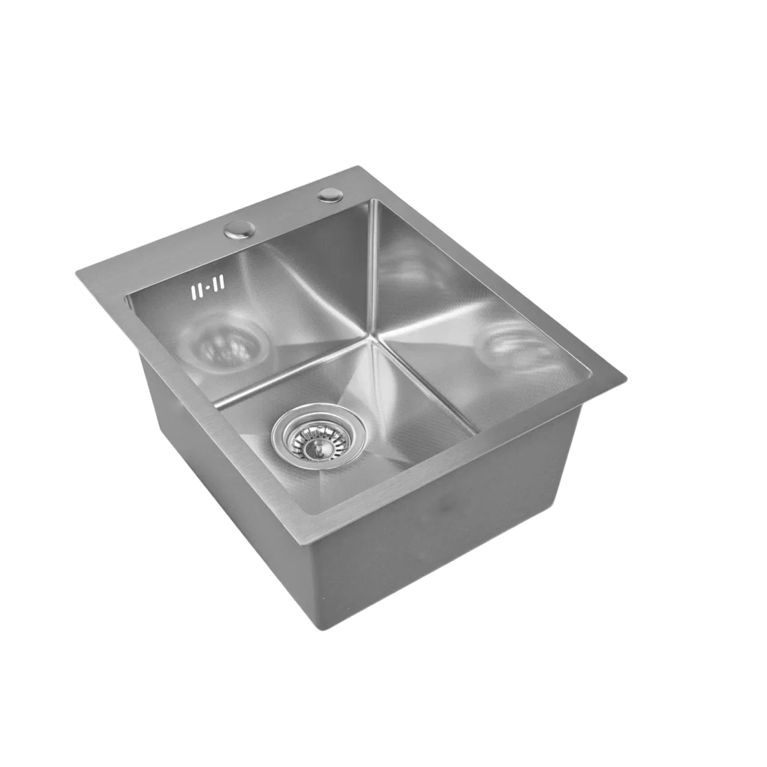 Изображение товара Кухонная мойка из нержавеющей стали WISENT 400х500мм в стиле серый металлик
