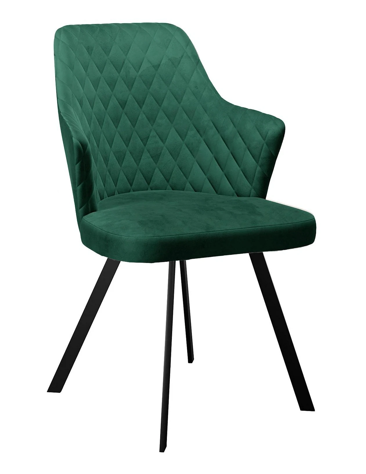 Изображение товара Стул DikLine 345 K13 изумруд, ножки черные