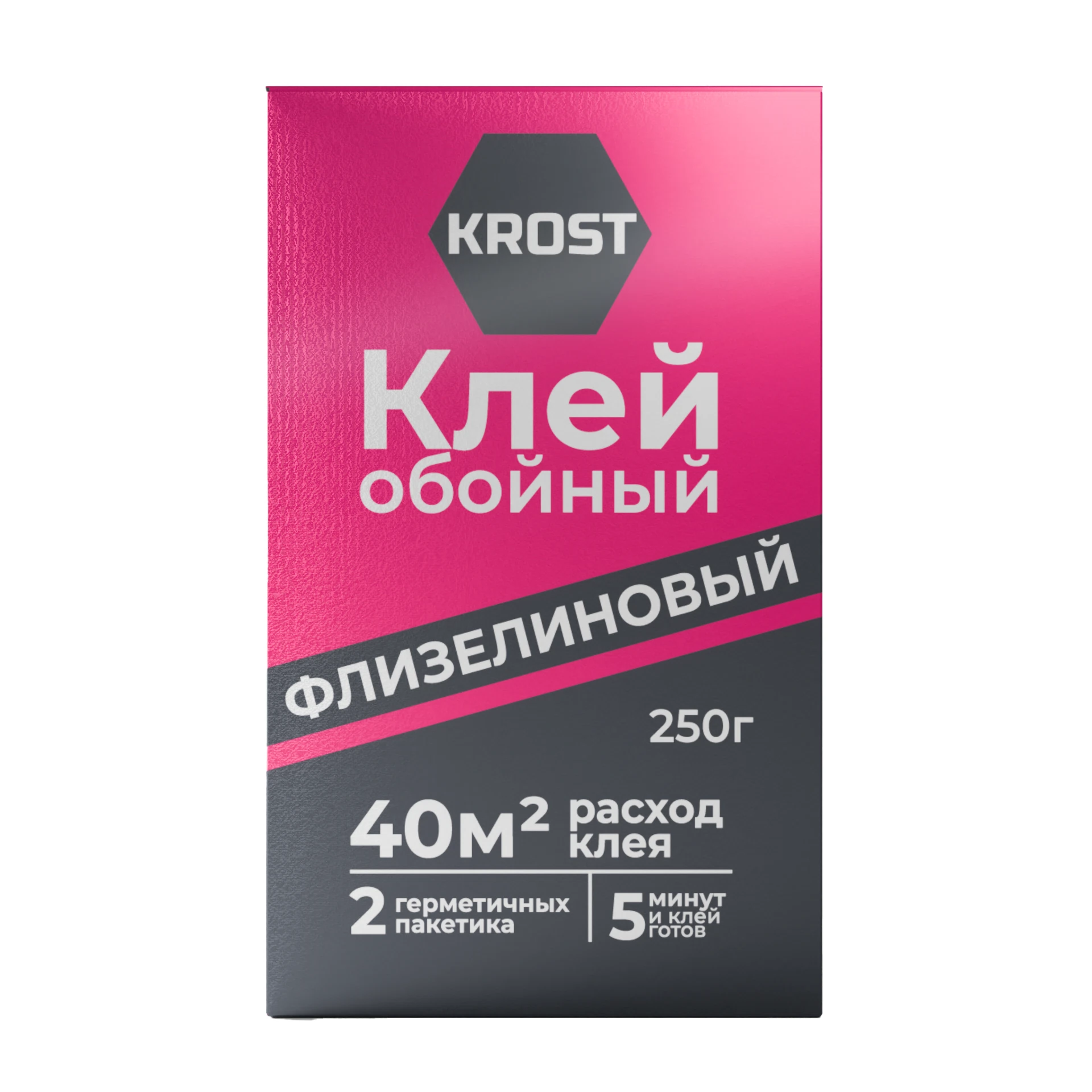Изображение товара Клей для обоев KROST флизелиновый 250г