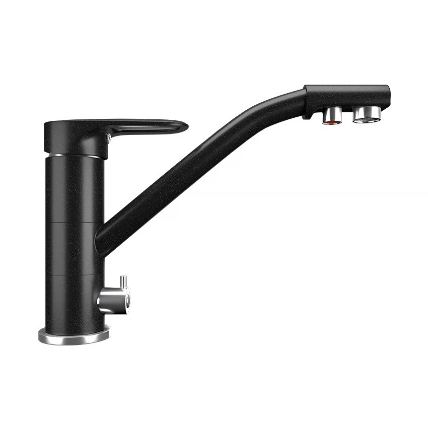 Изображение товара Смеситель Ulgran U-010-344 Ультра-черный для кухни