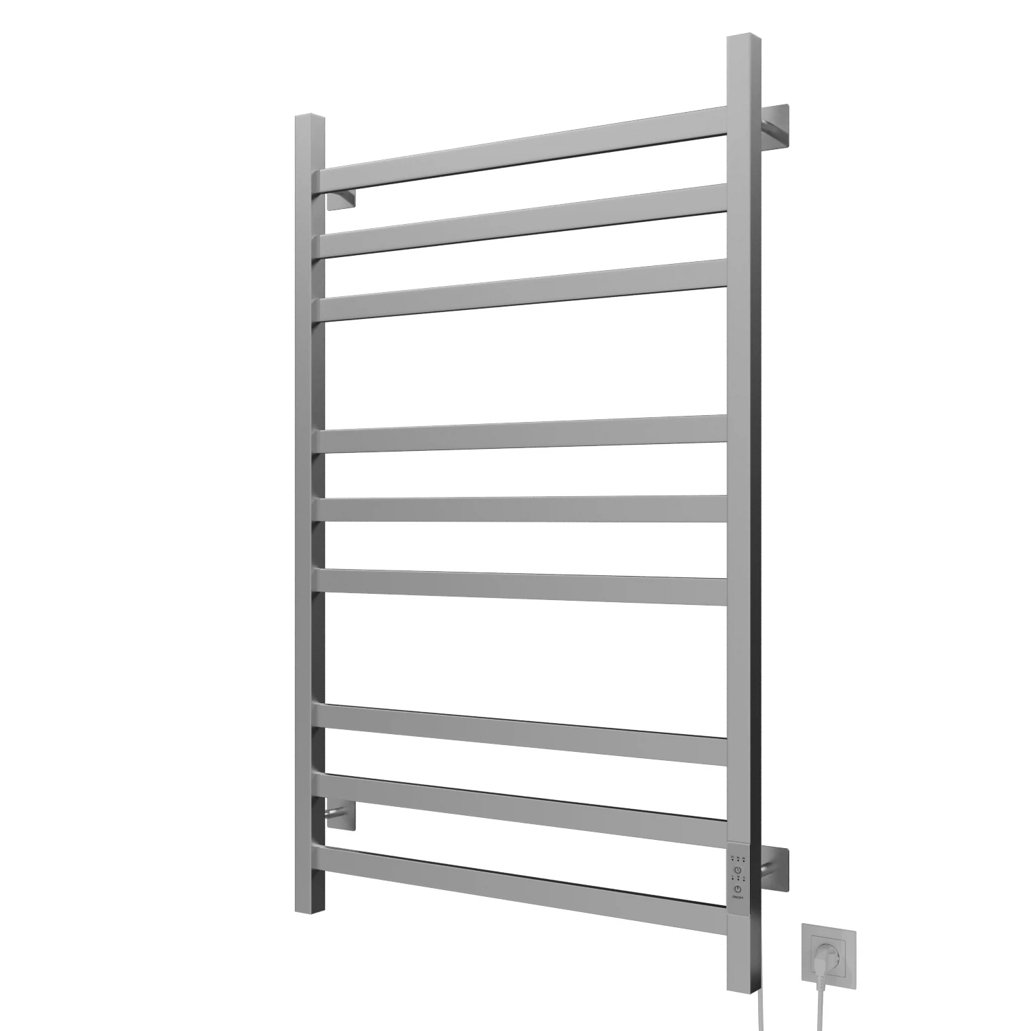 Изображение товара Электрический полотенцесушитель MIXLINE FAVORITE 80х50 г2 с таймером 499 Вт матовый хром