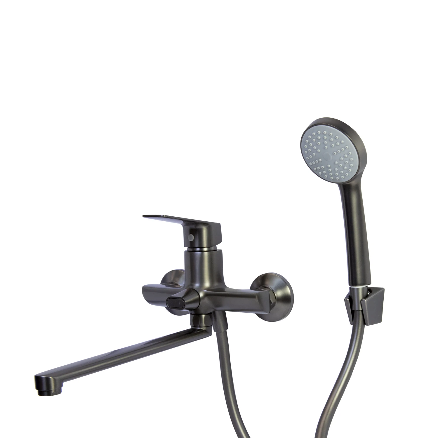 Изображение товара Смеситель для ванны и раковины MIXLINE ML14-02GR Графит современный дизайн