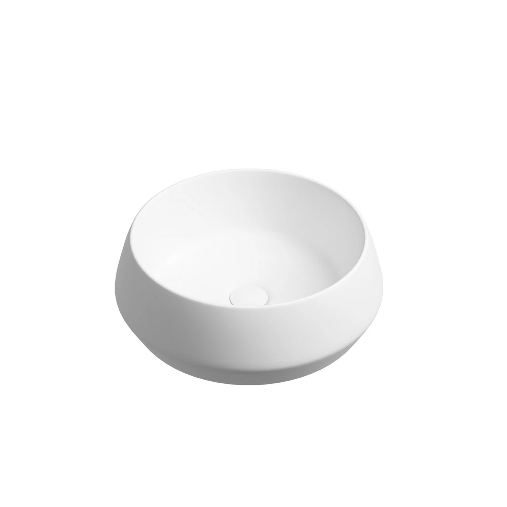 Изображение товара Раковина CERAMICANOVA Maya накладная круглая 400x400x140 белый матовый CN12004MW